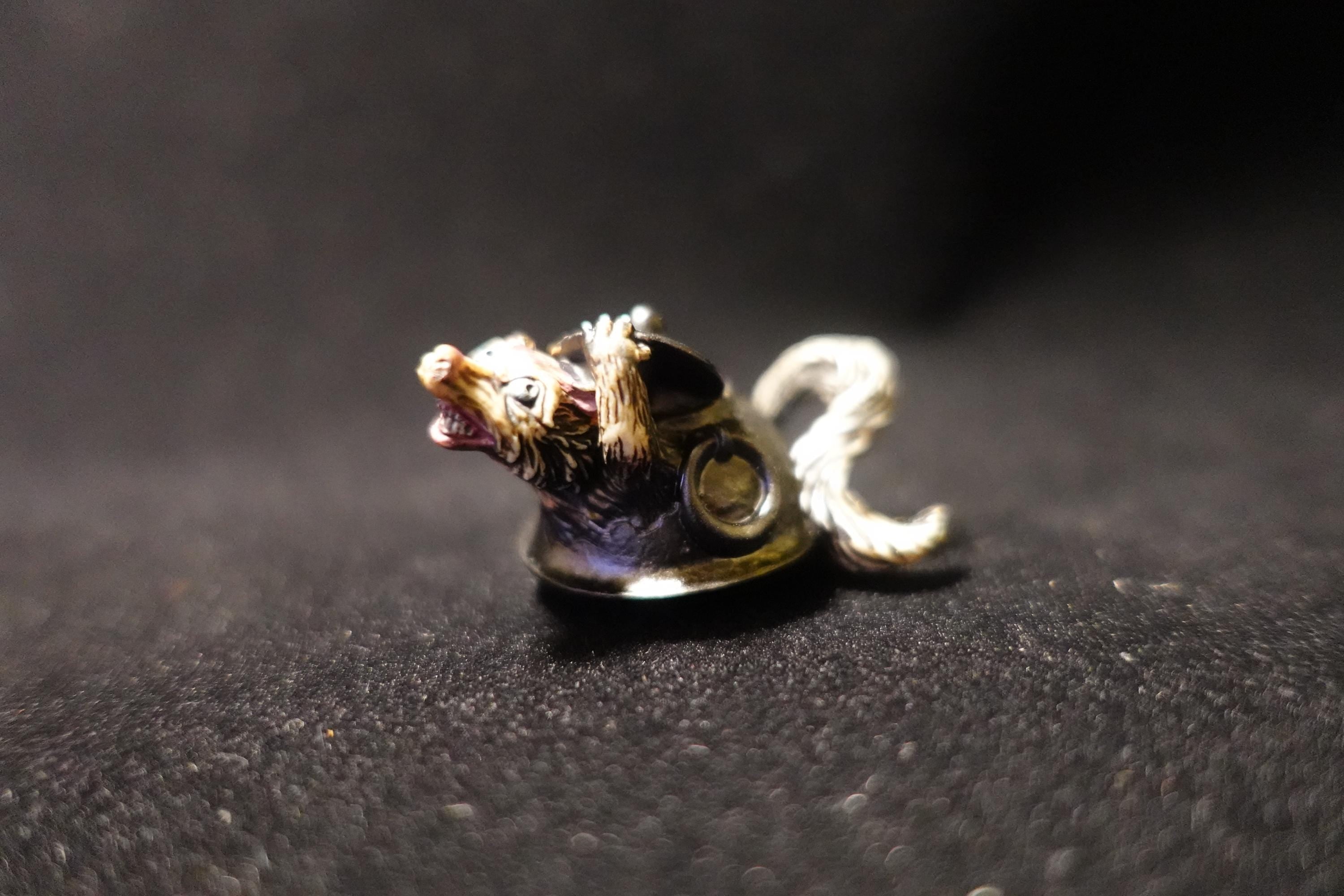 Japanese Yokai Bunbuku Chagama Mini Mascot Figure Kaiyodo