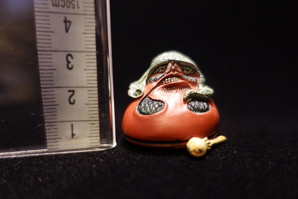 Japanese Yokai Mokugyo Daruma Mini Mascot Figure Kaiyodo