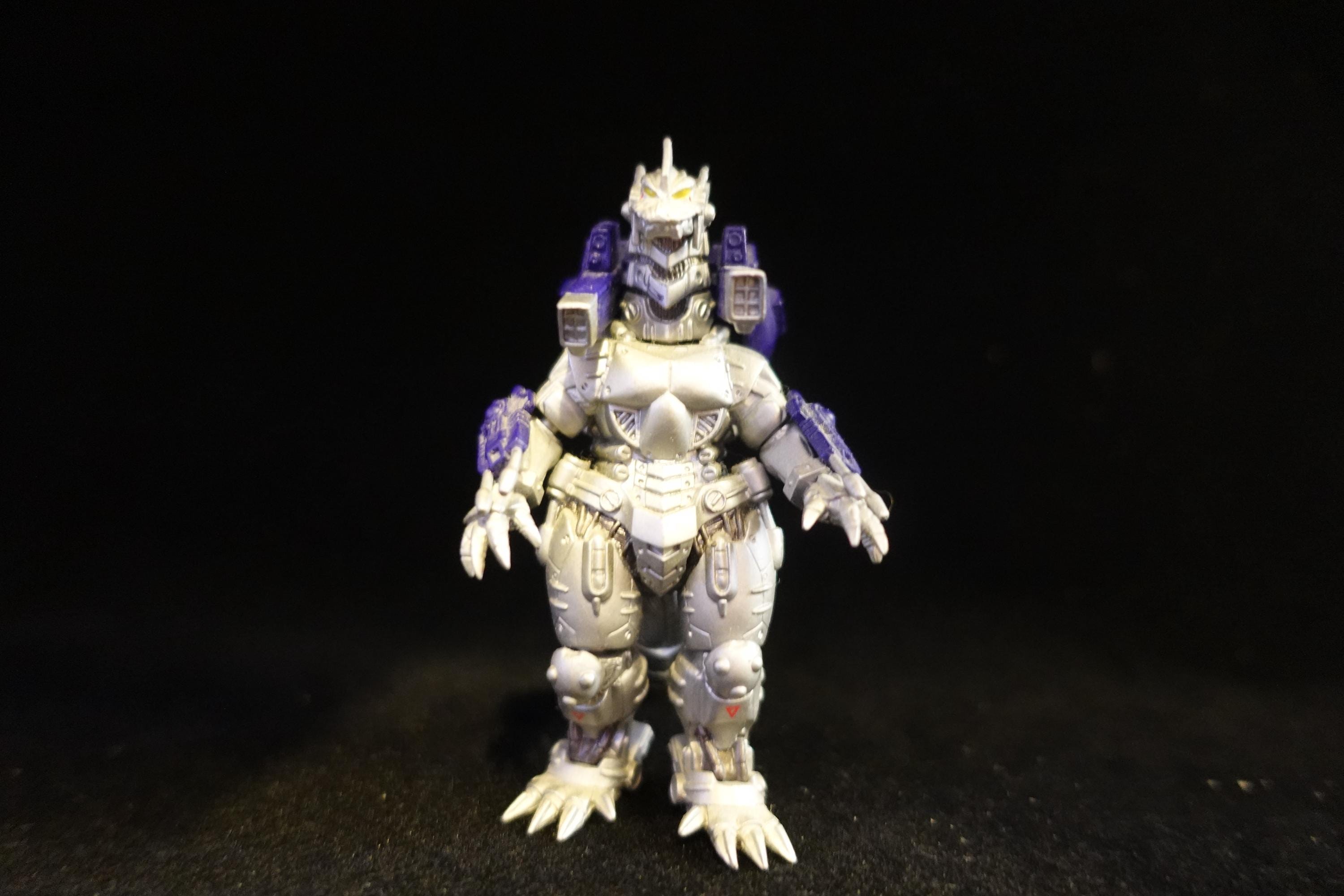 Godzilla Toho 2002 US Movie Godzilla Kiryu (mechagodzilla) Gashapon HG Series Godzilla 9