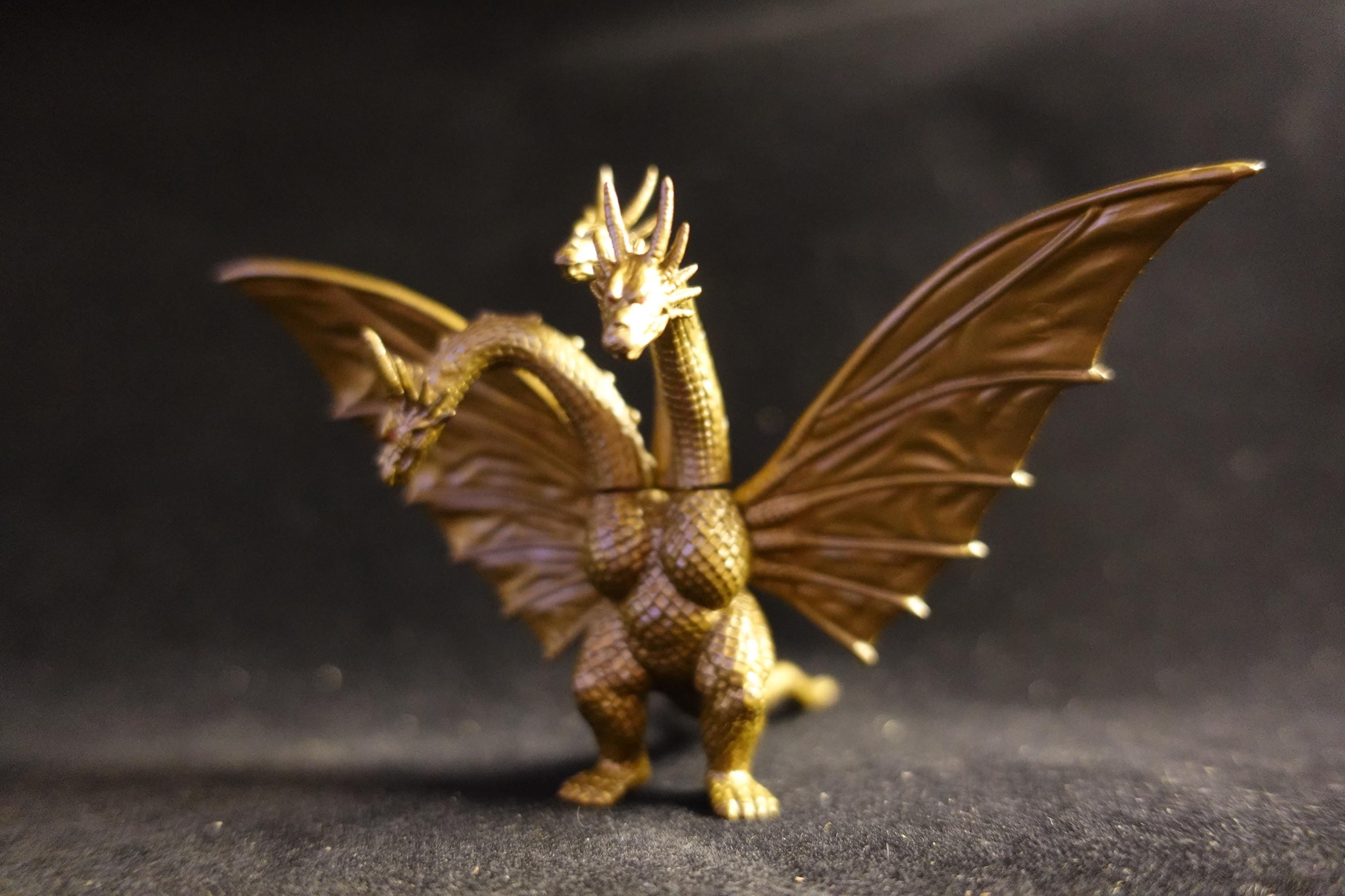 Godzilla x Gamera x Mothra Toho 1994 King Ghidorah Kaiju Bandai HG Series Ex