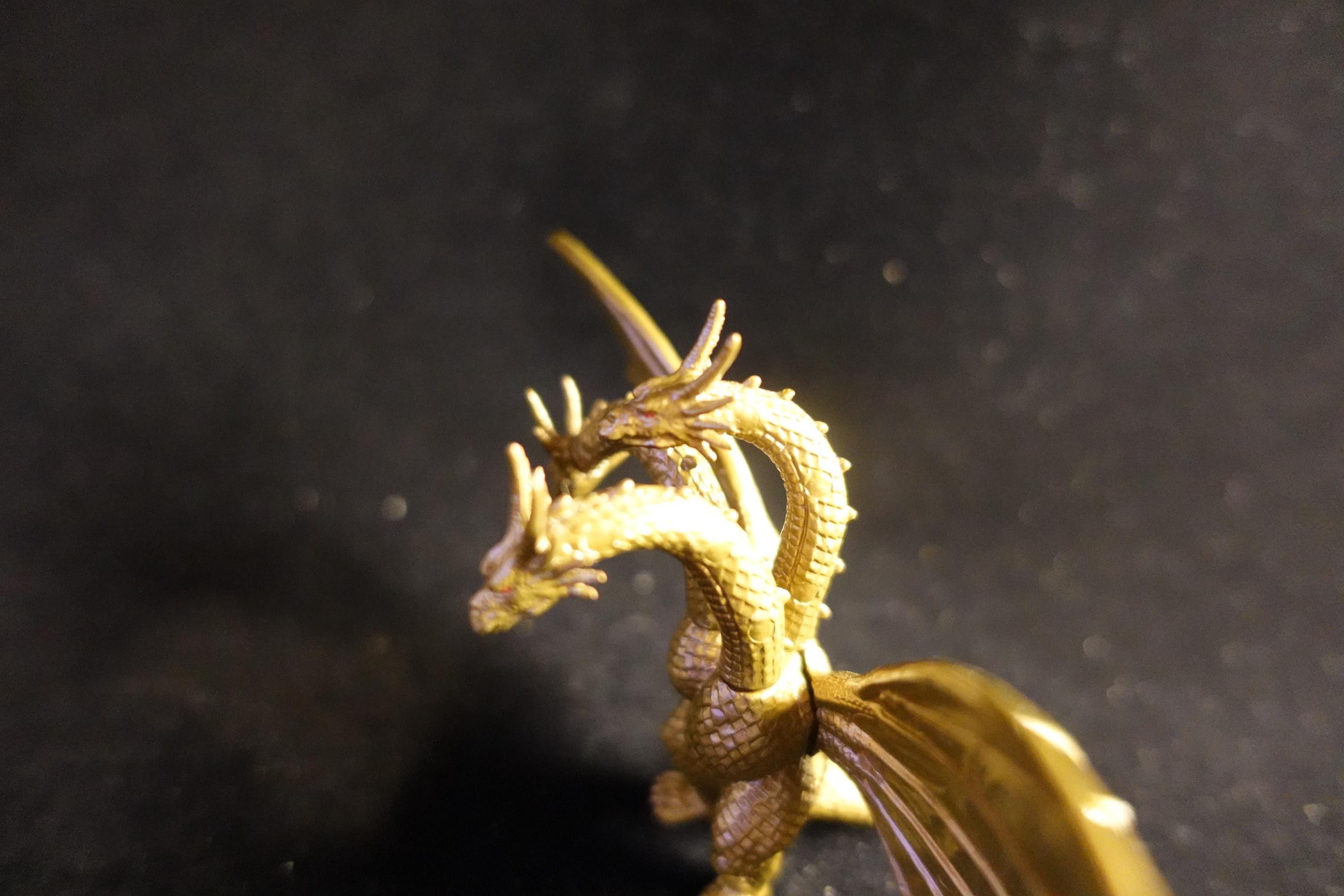 Godzilla x Gamera x Mothra Toho 1994 King Ghidorah Kaiju Bandai HG Series Ex