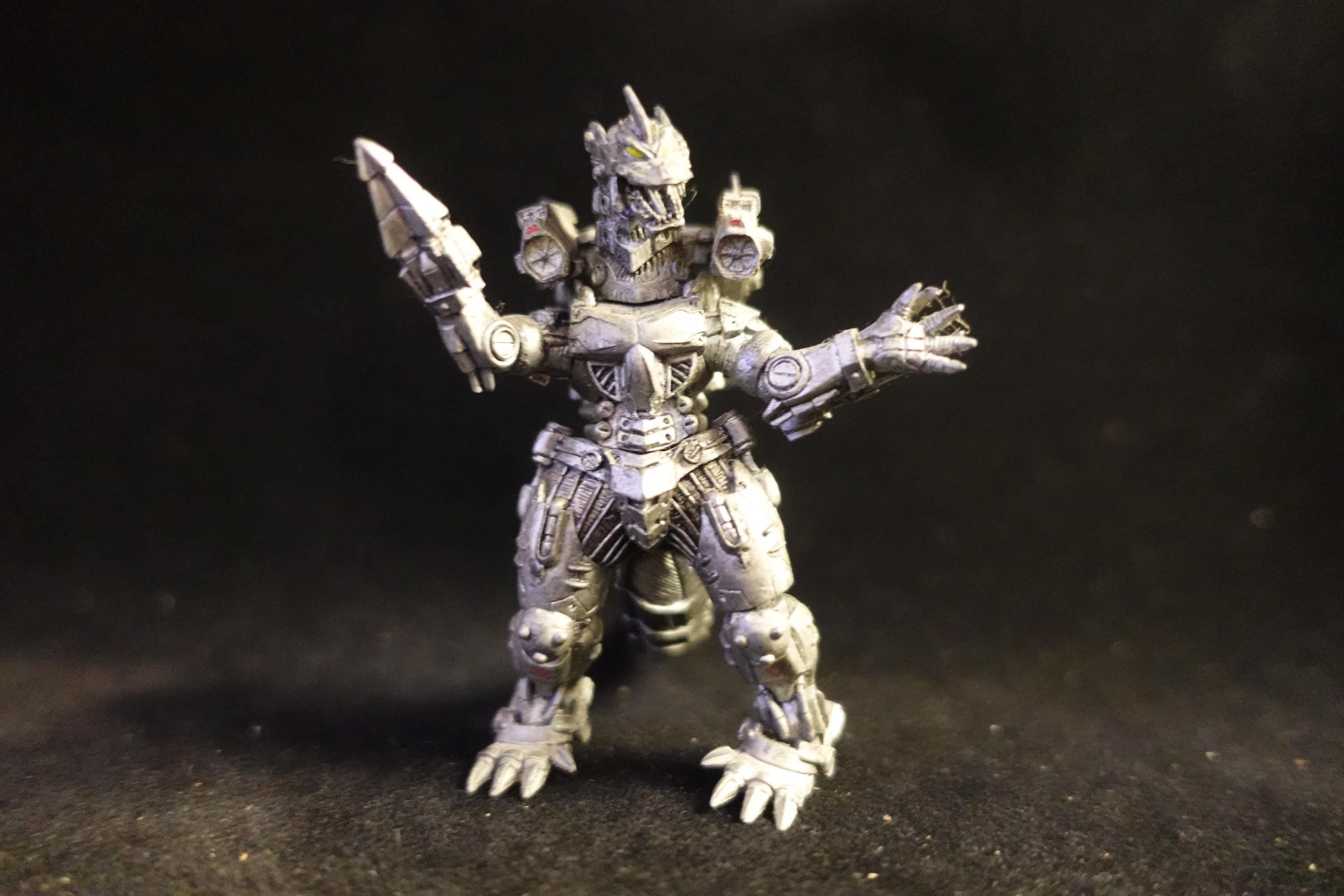 Godzilla Toho Kiryu(mechagodzilla)2004 Heavily Armed Figure Bandai HG Series 10