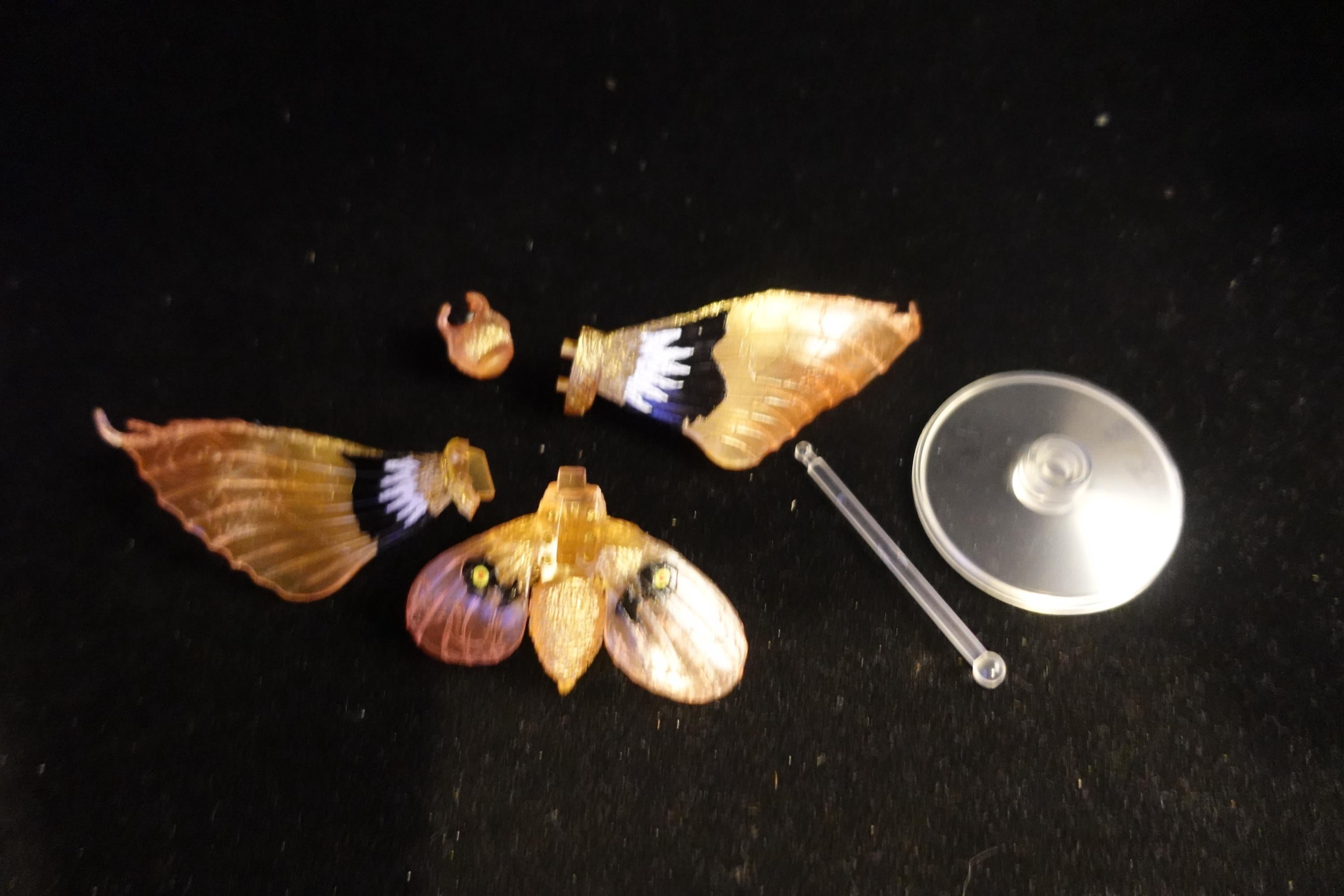 Godzilla Toho Figure Fire Mothra Bandai HG Series 11