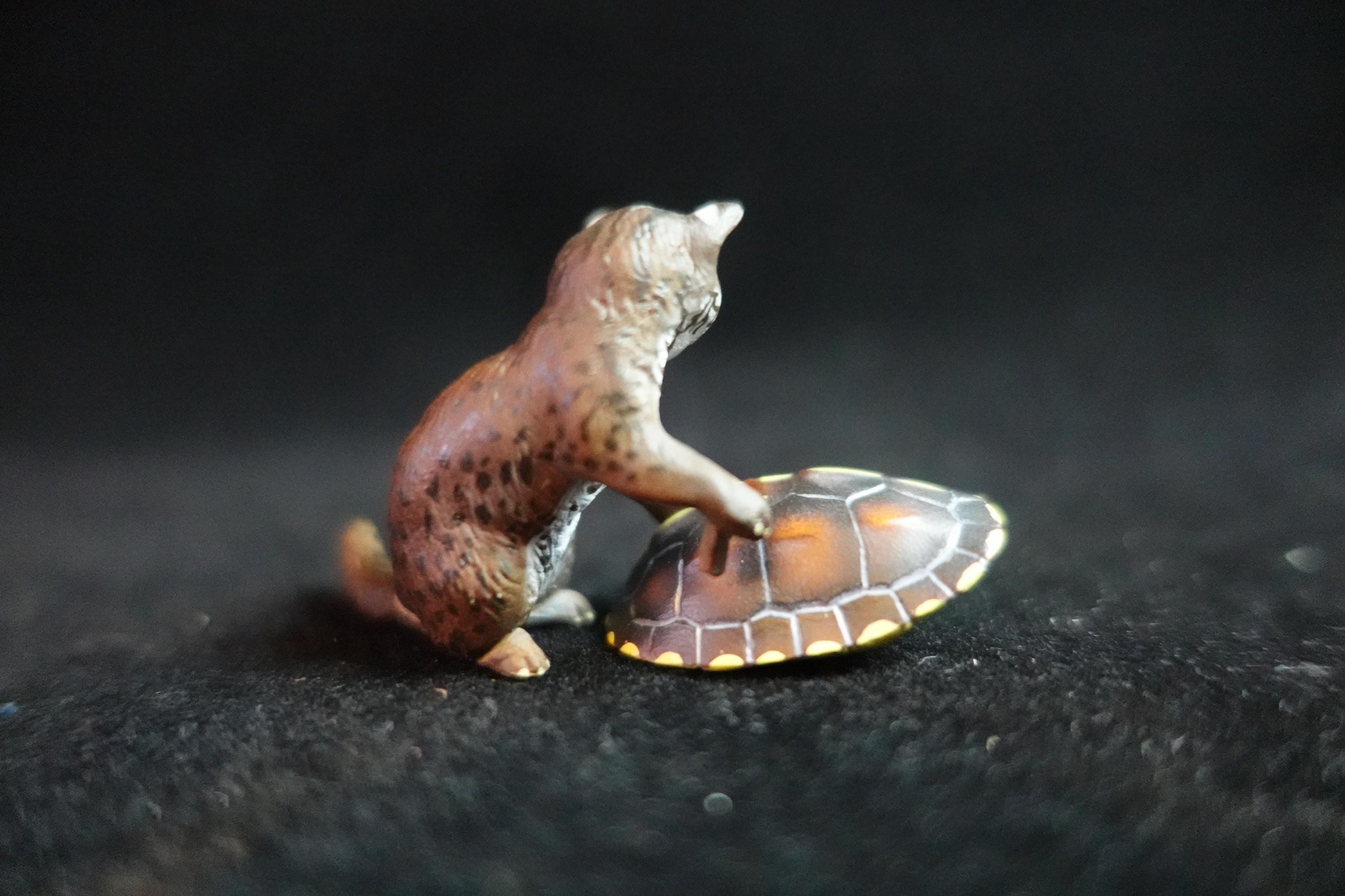 Kaiyodo ChocoQ Animatales Series 8 Baby Iriomote wildcat Cat