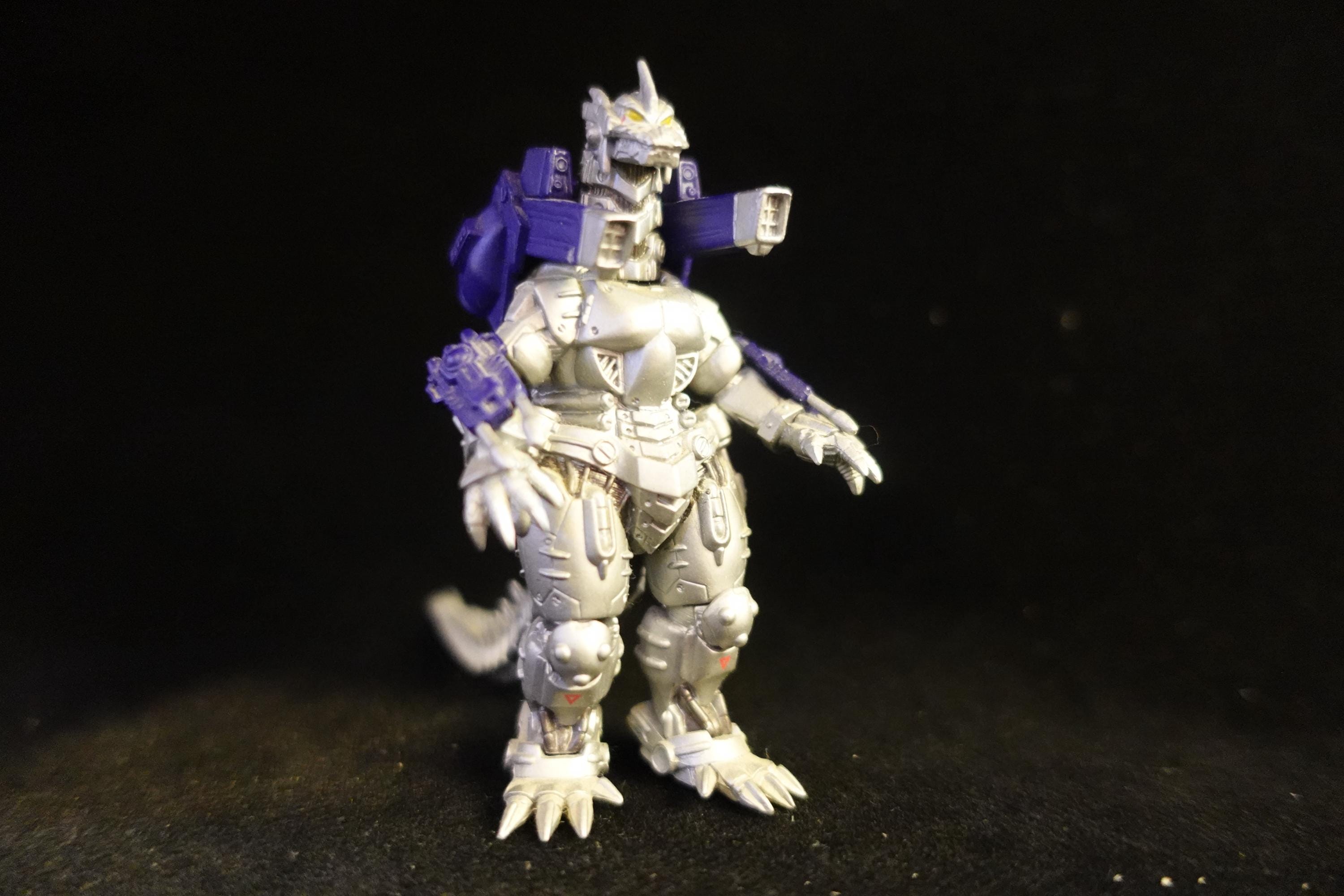 Godzilla Toho 2002 US Movie Godzilla Kiryu (mechagodzilla) Gashapon HG Series Godzilla 9