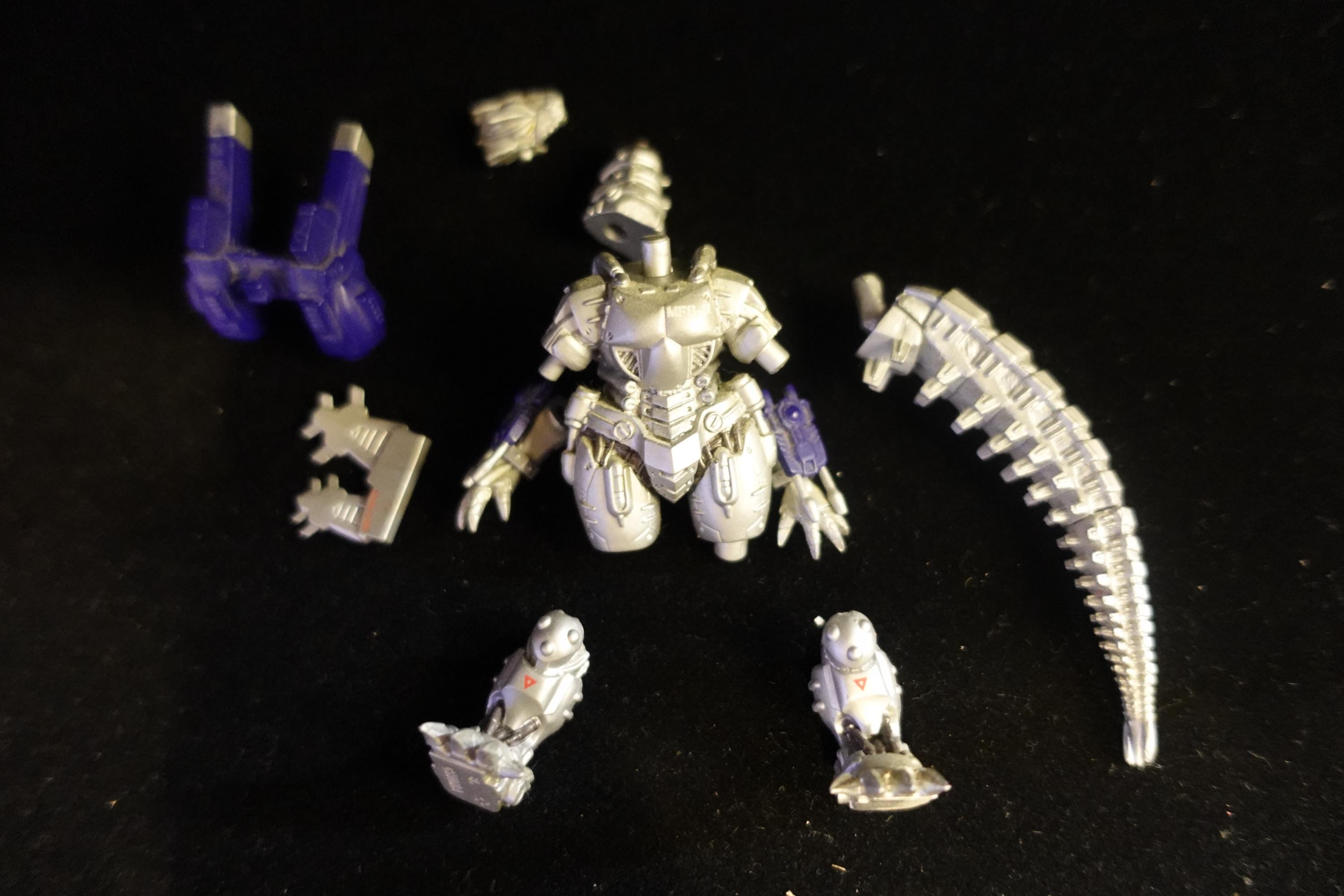 Godzilla Toho 2002 US Movie Godzilla Kiryu (mechagodzilla) Gashapon HG Series Godzilla 9