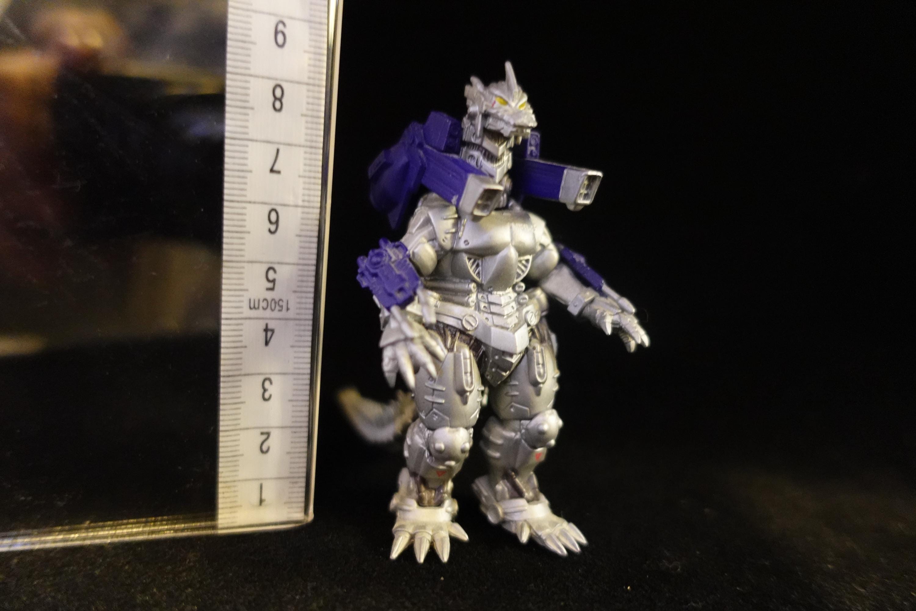 Godzilla Toho 2002 US Movie Godzilla Kiryu (mechagodzilla) Gashapon HG Series Godzilla 9