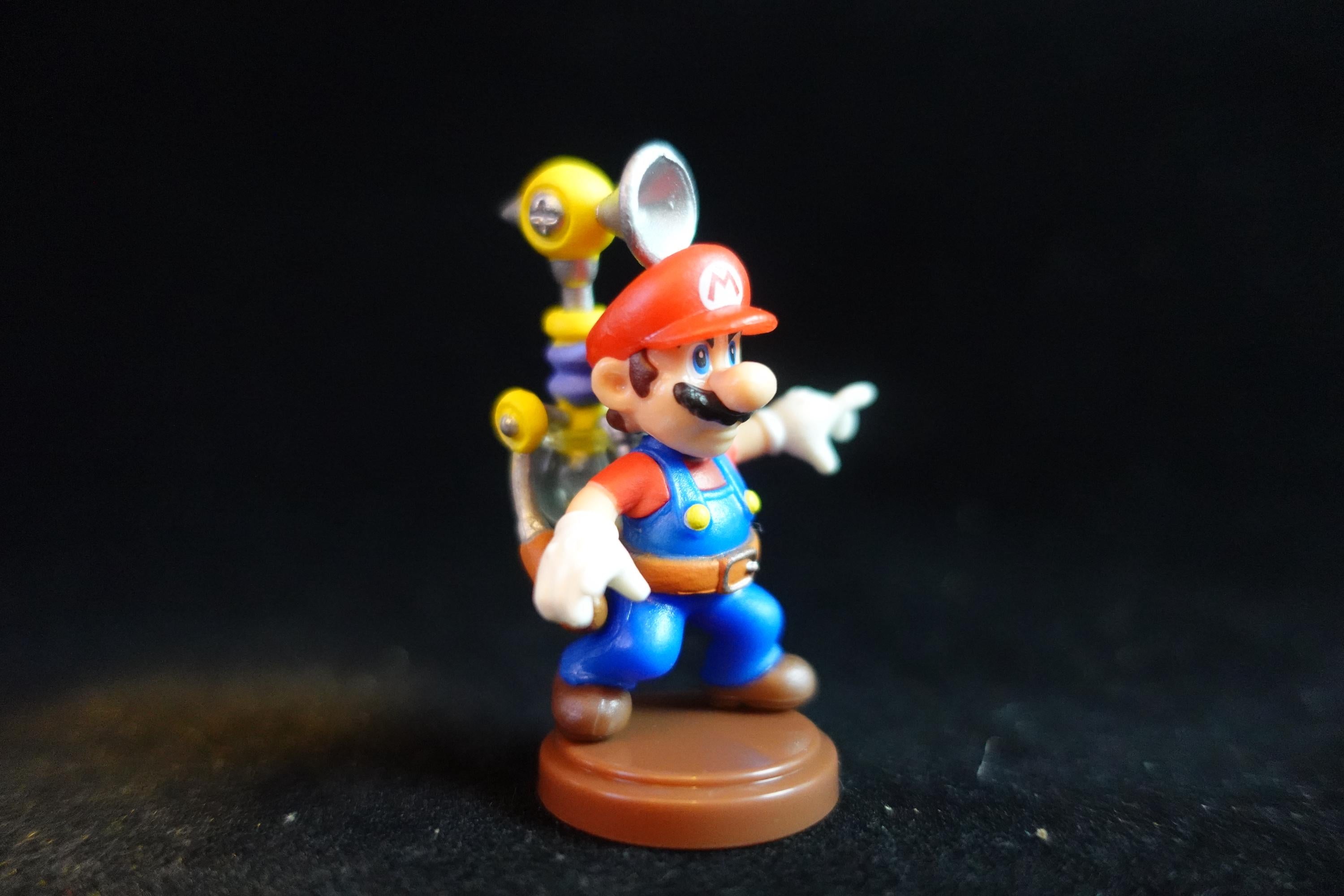 Super Mario 35th Anniversary Furuta Japan Super Mario Figure Sunshine PUMP Mario