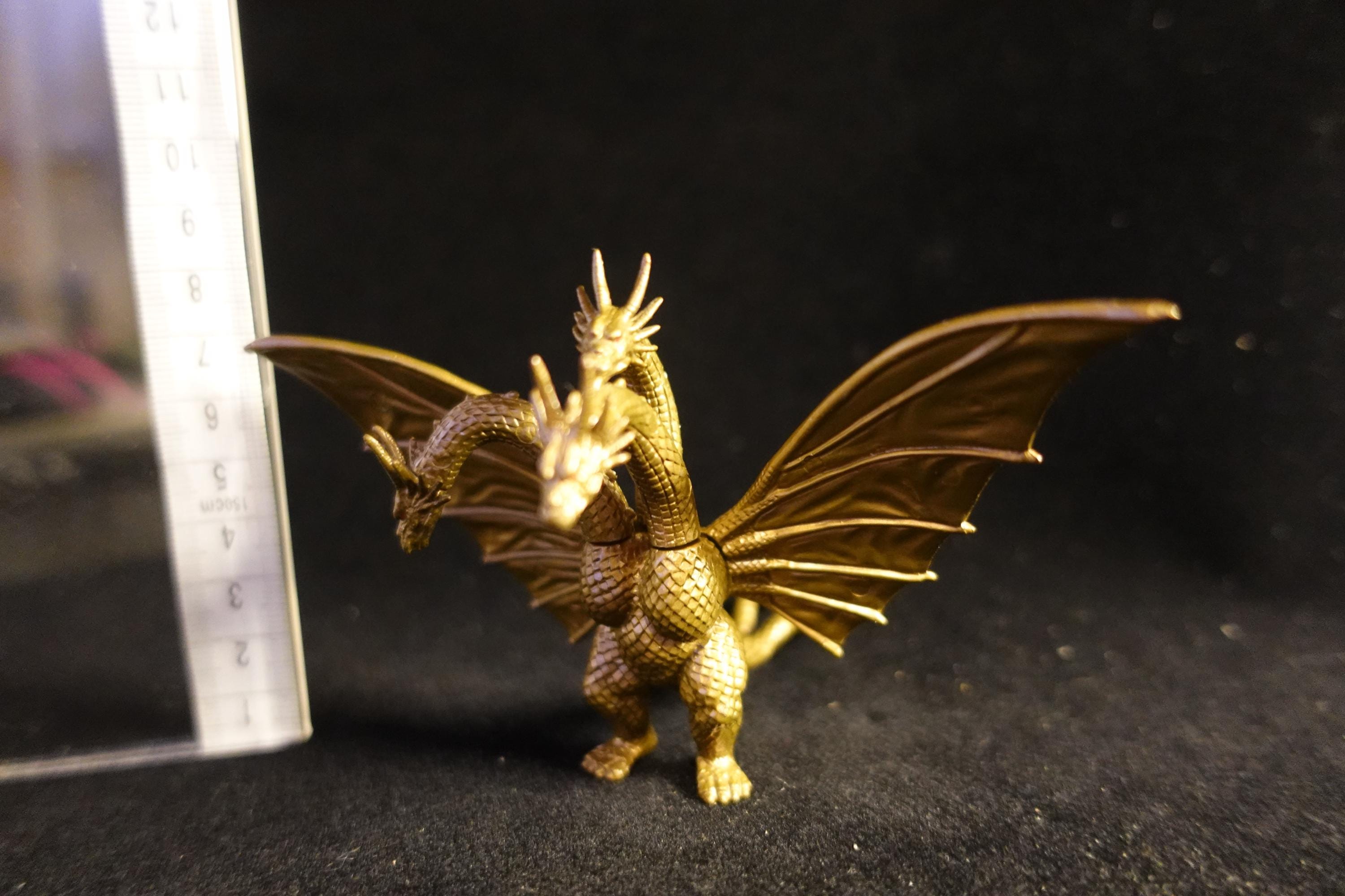Godzilla x Gamera x Mothra Toho 1994 King Ghidorah Kaiju Bandai HG Series Ex