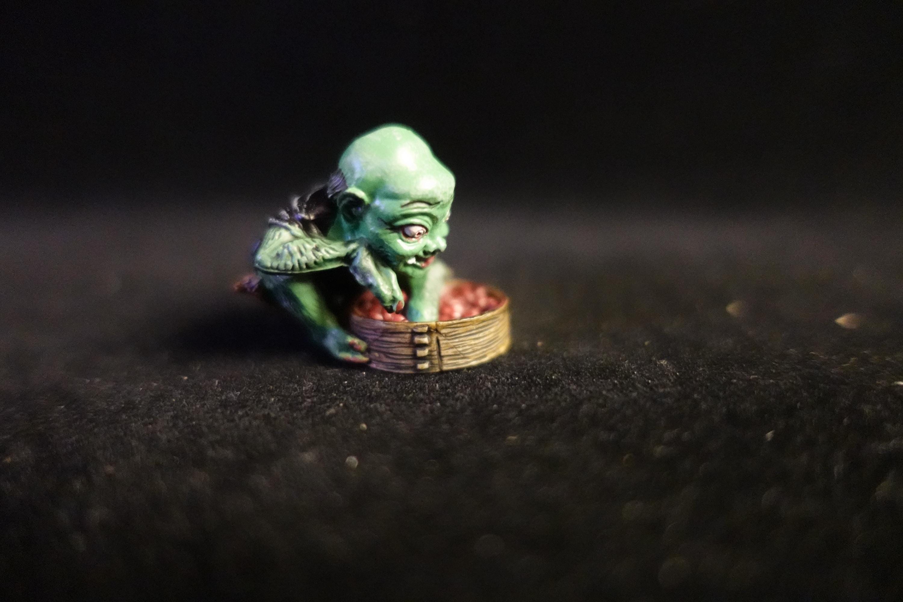 Japanese Yokai Azukiarai Mini Mascot Figure Kaiyodo