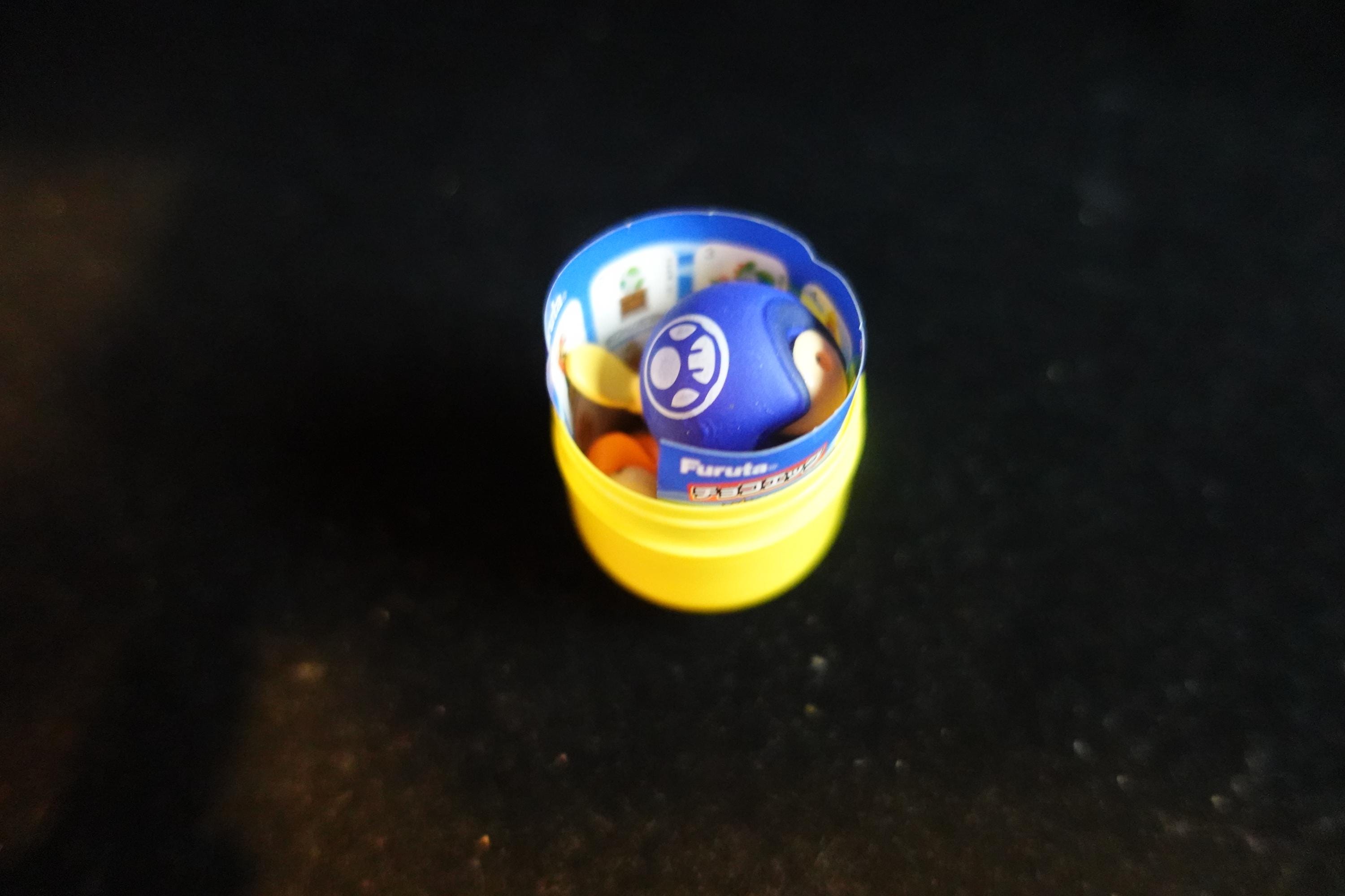 Super Mario Bros Figure Blue Propeller Mushroom Toad
