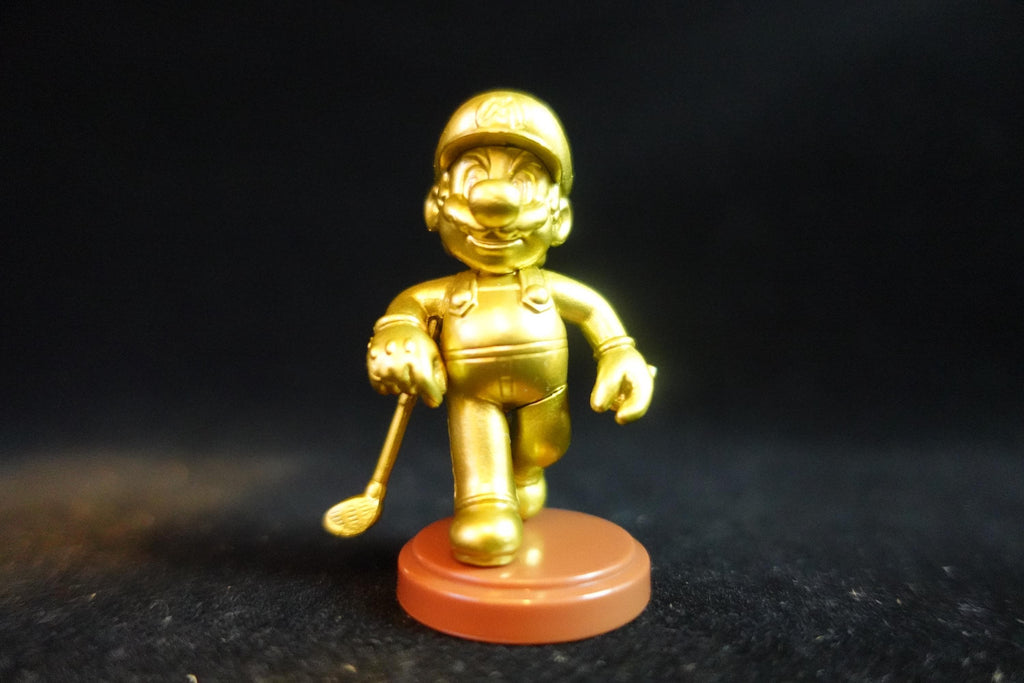 Super Mario Sport Figure Golden Mario Golf Tennis Furuta