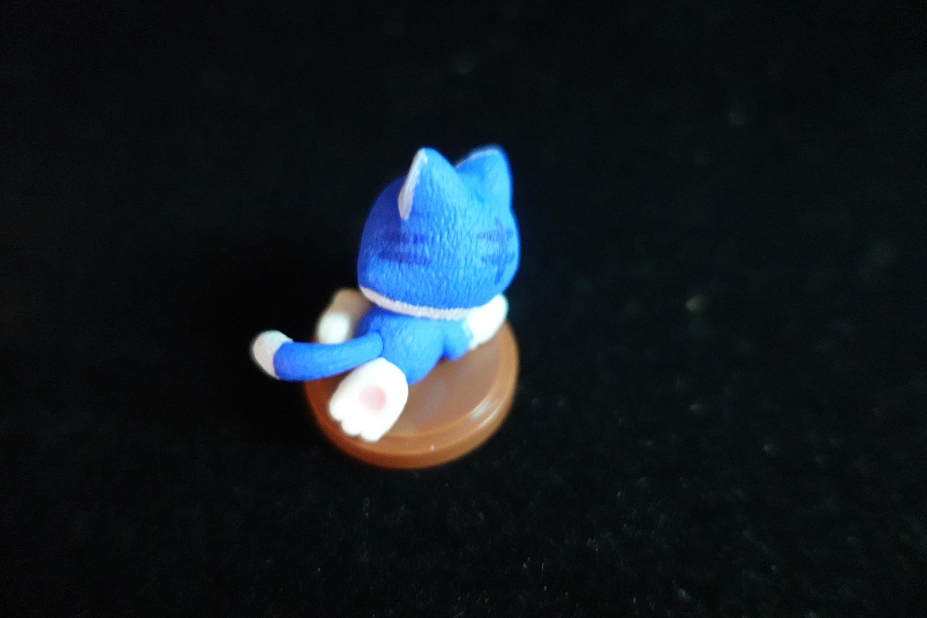Super Mario 3D World + Fury World Figure Blue Cat Toad Sleeping