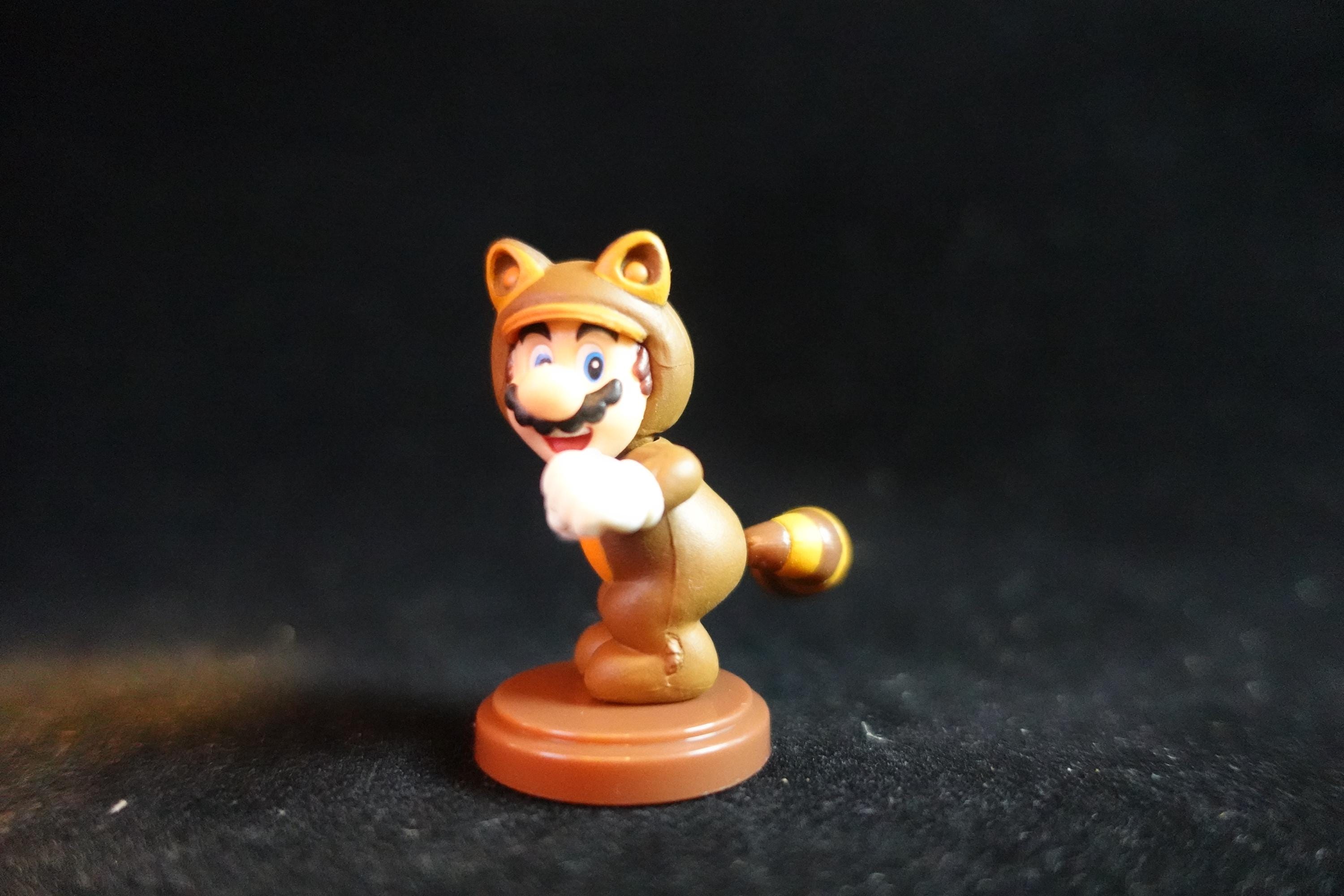 Super Mario 35th Anniversary Furuta Japan Super Mario Figure Raccoon Mario