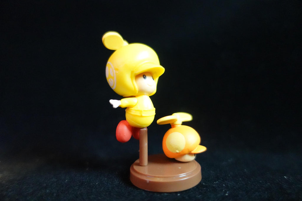 Super Mario Bros Figure Yellow Propeller Mushroom Toad