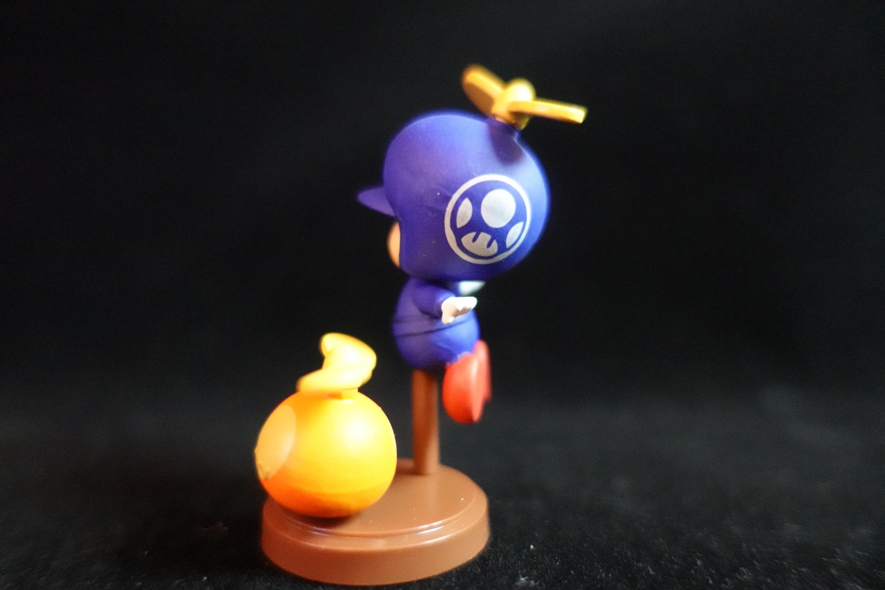 Super Mario Bros Figure Blue Propeller Mushroom Toad
