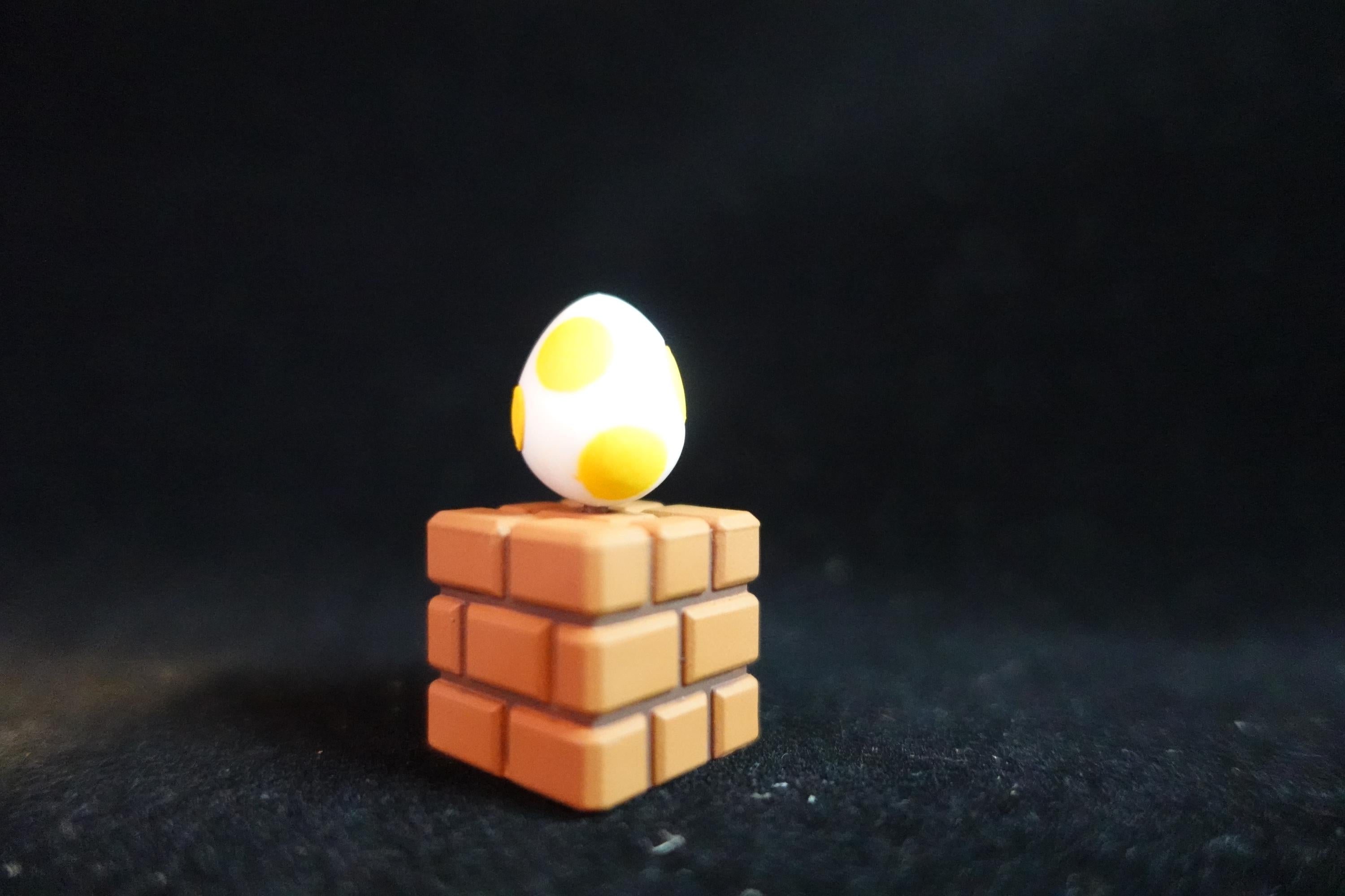Super Mario Bros Figure Yoshi's Egg Yellow Furuta