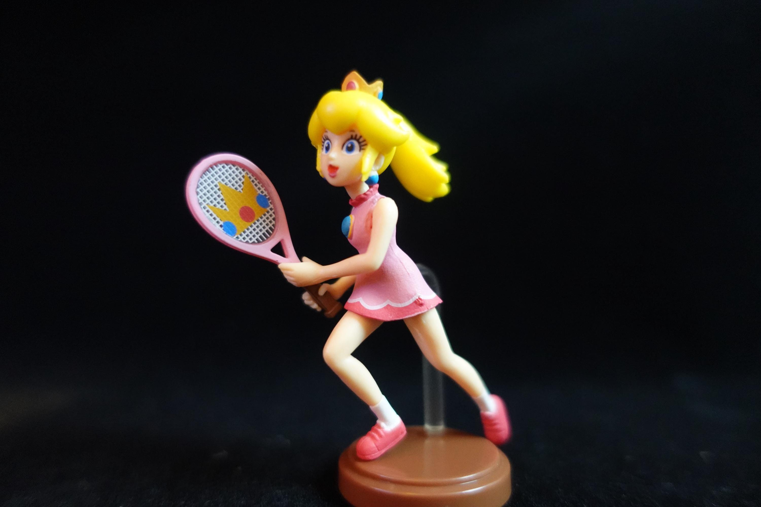Super Mario Sport Figure Princess Peach Tennis Furuta