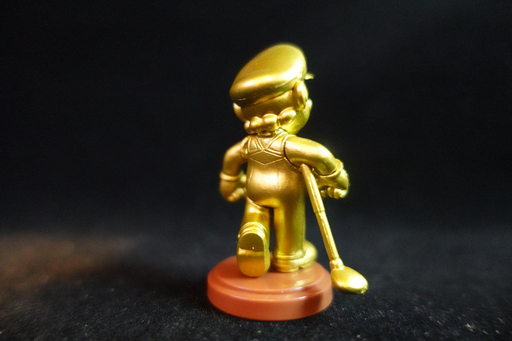 Super Mario Sport Figure Golden Mario Golf Tennis Furuta