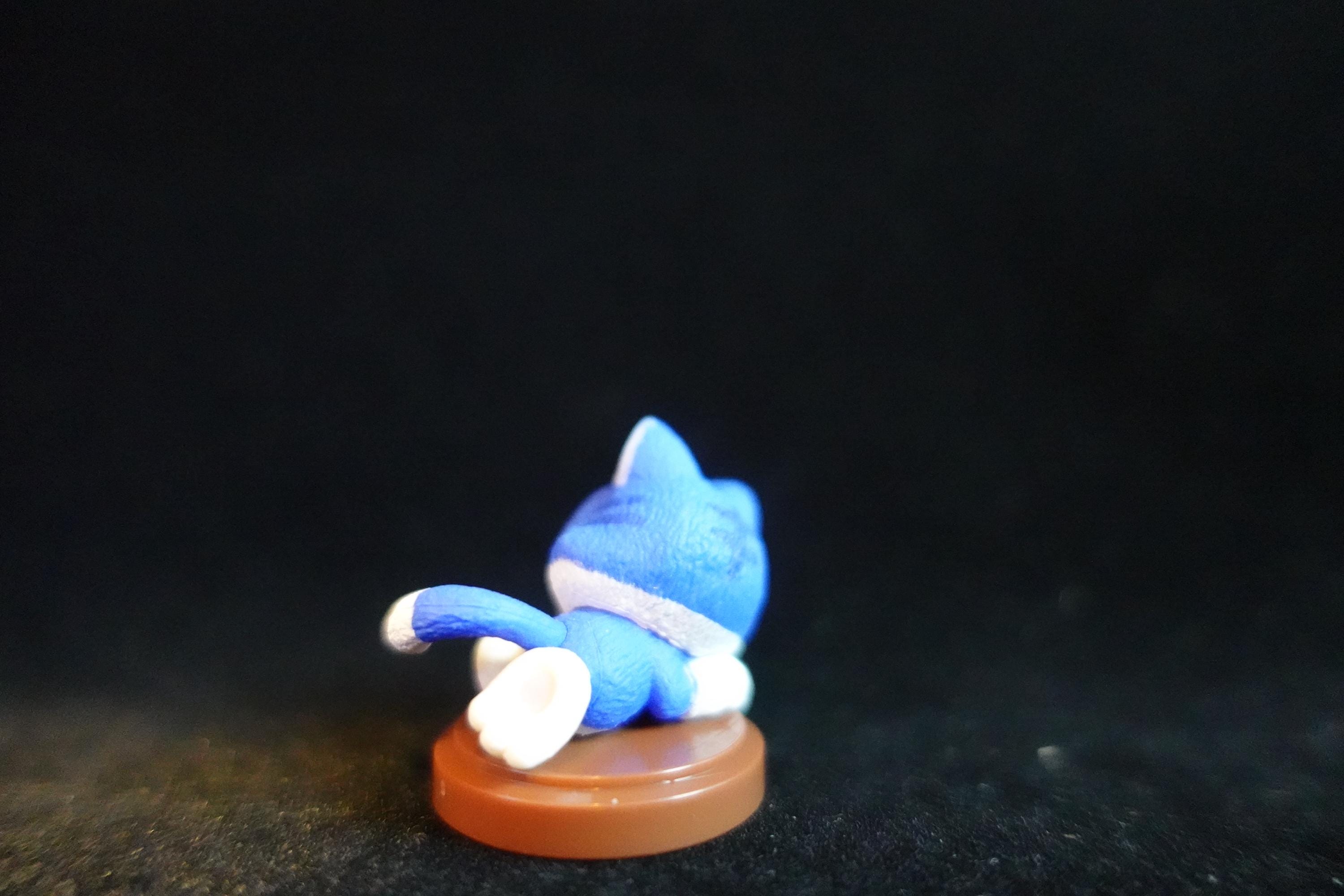 Super Mario 3D World + Fury World Figure Blue Cat Toad Sleeping