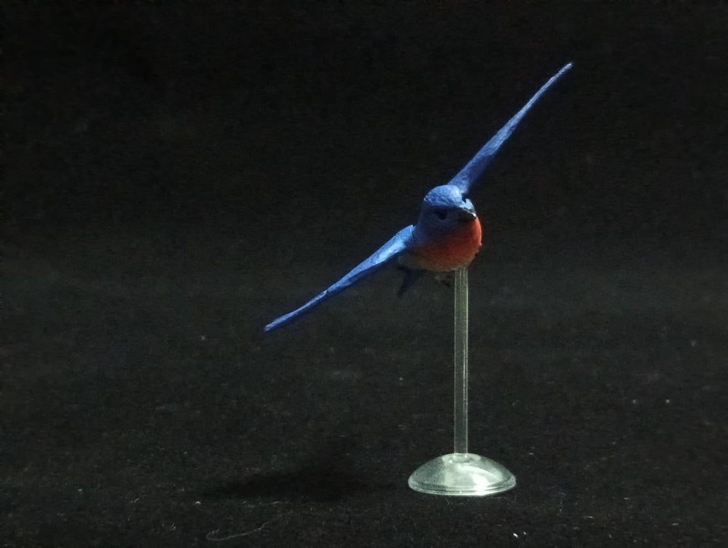 Miniature Eastern Thrush (Red-collared Bird) Figurine Kaiyodo