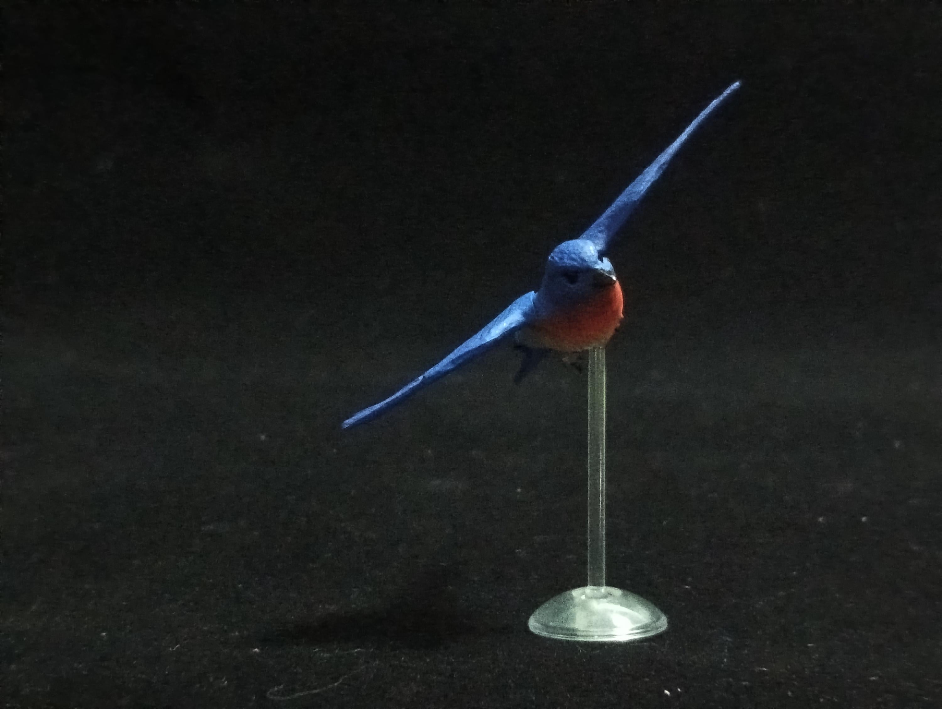 Miniature Eastern Thrush (Red-collared Bird) Figurine Kaiyodo