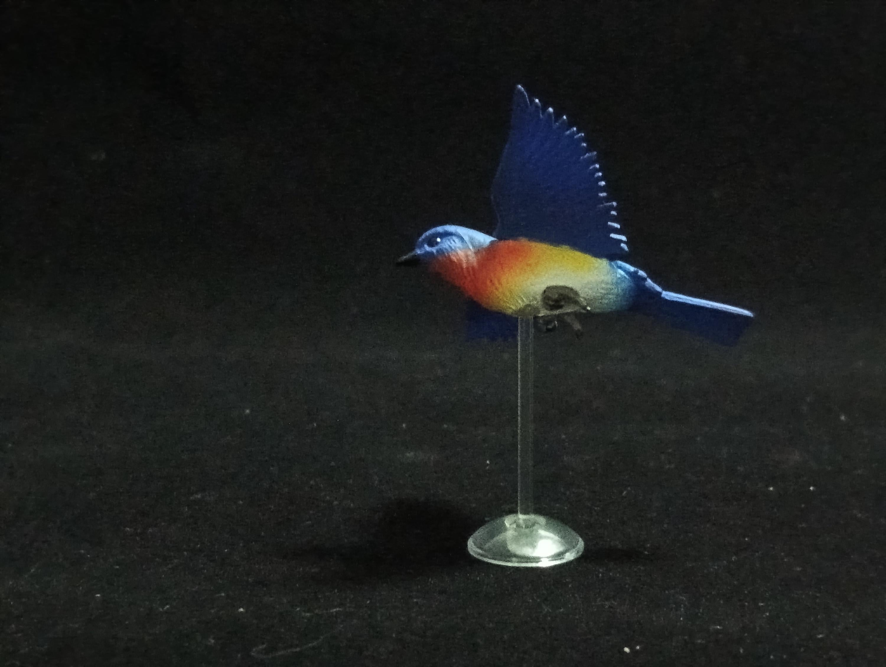 Miniature Eastern Thrush (Red-collared Bird) Figurine Kaiyodo