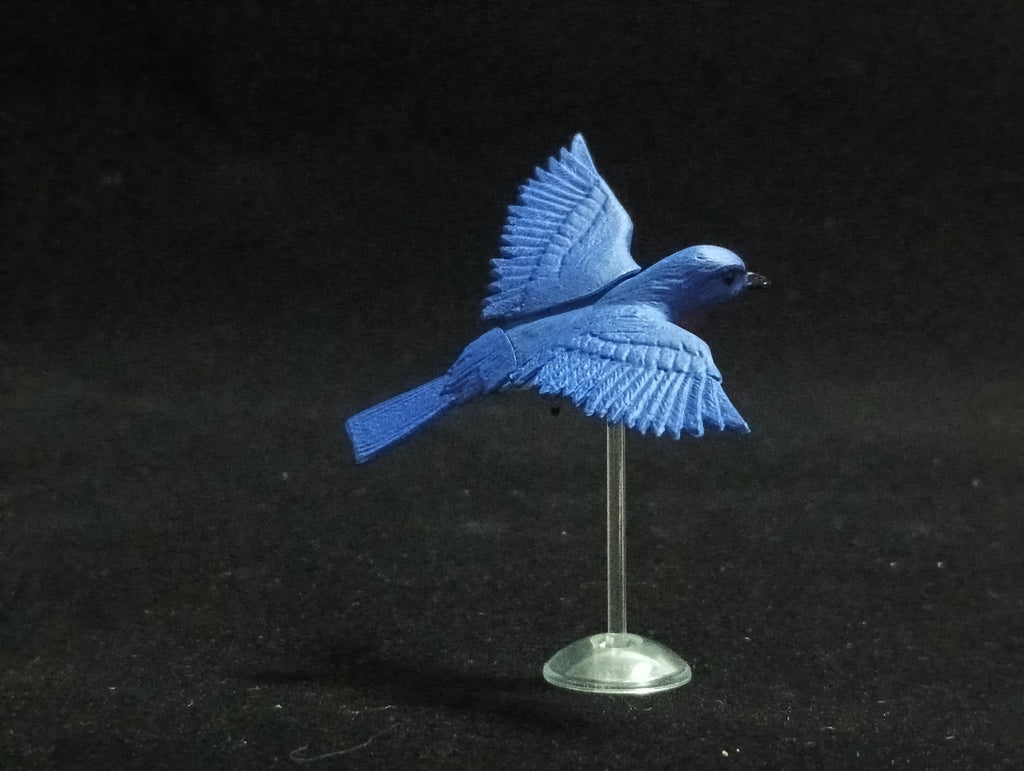 Miniature Eastern Thrush (Red-collared Bird) Figurine Kaiyodo