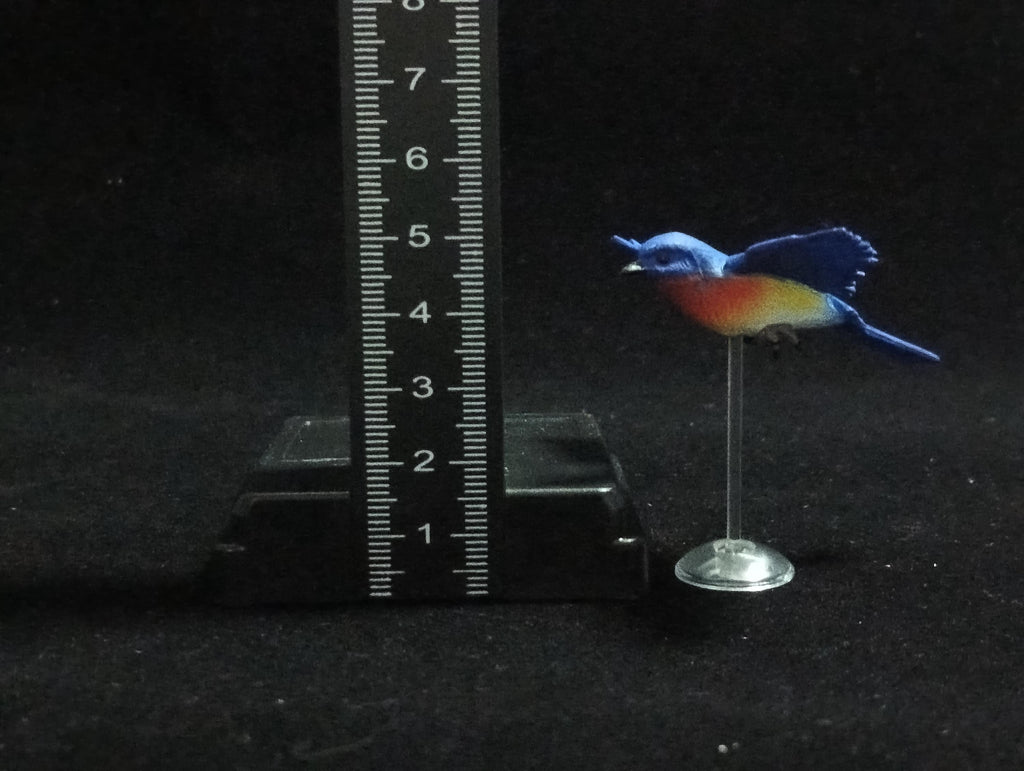 Miniature Eastern Thrush (Red-collared Bird) Figurine Kaiyodo