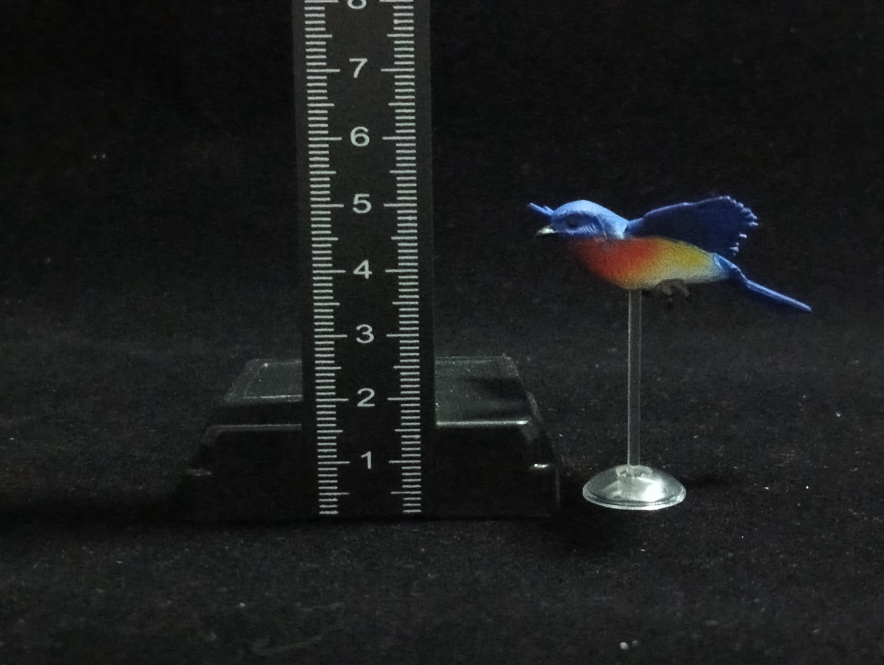 Miniature Eastern Thrush (Red-collared Bird) Figurine Kaiyodo