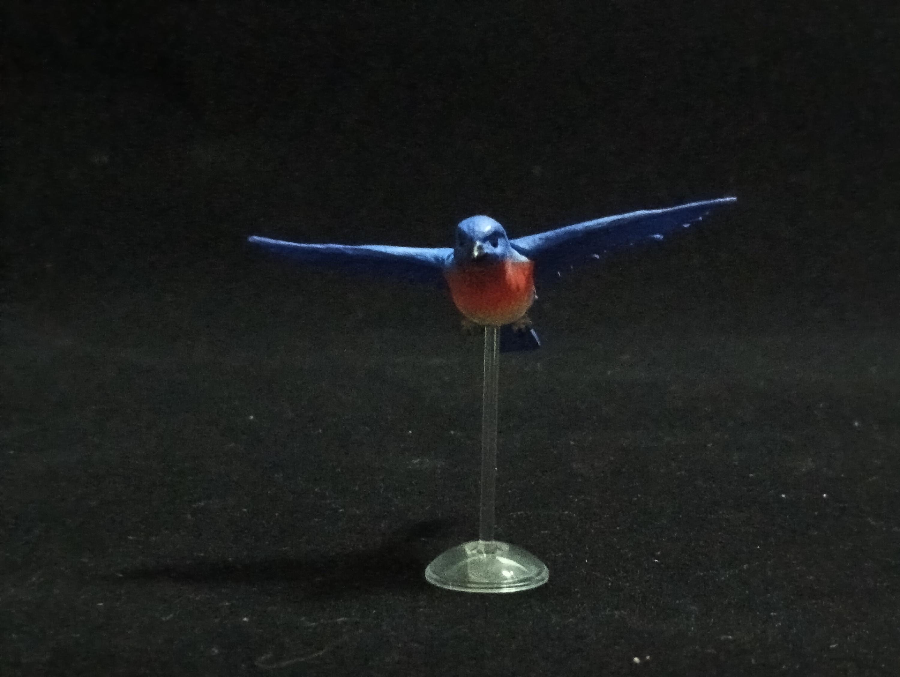 Miniature Eastern Thrush (Red-collared Bird) Figurine Kaiyodo