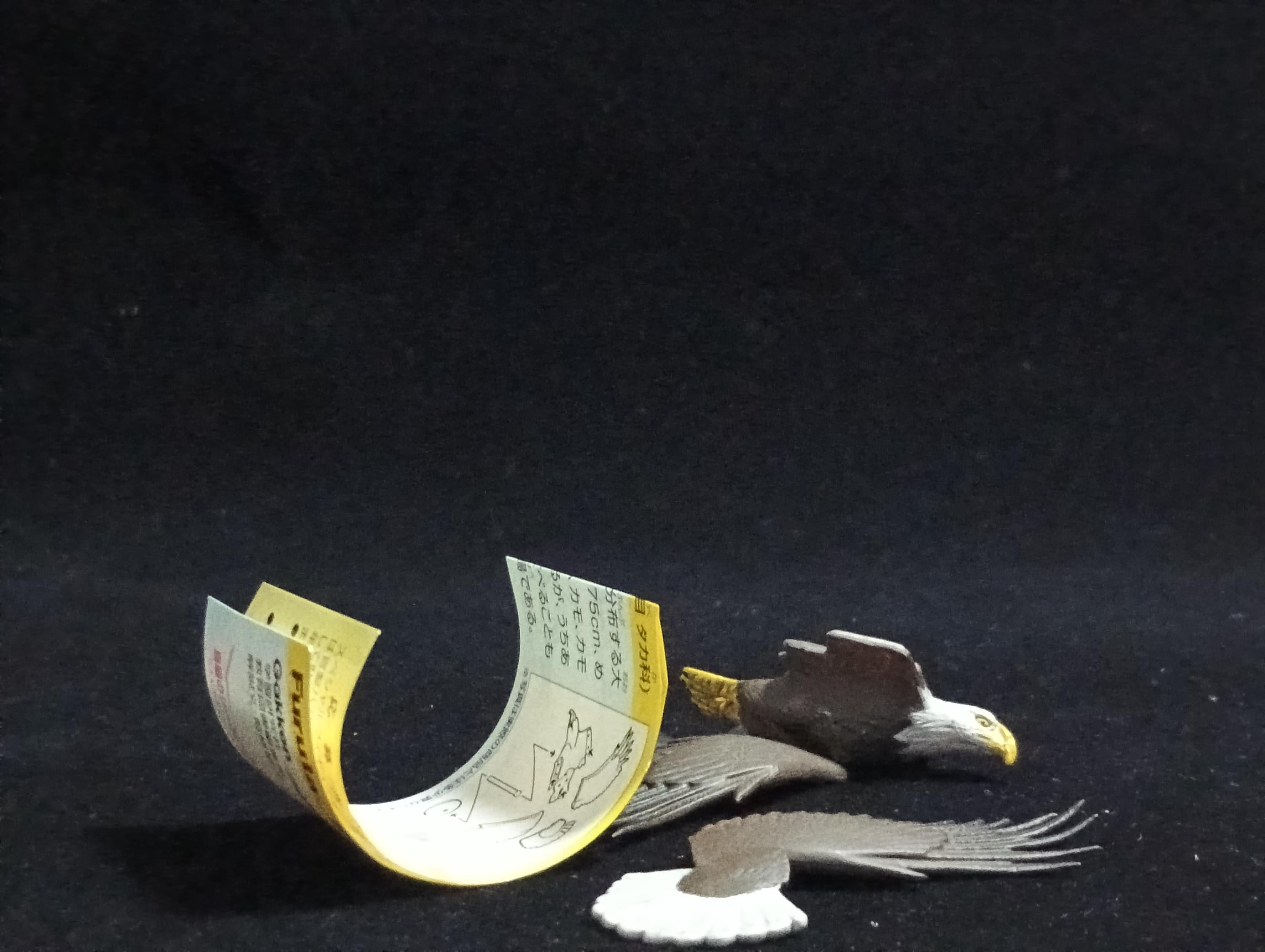 Miniature Bald eagle Figurine - Kaiyodo