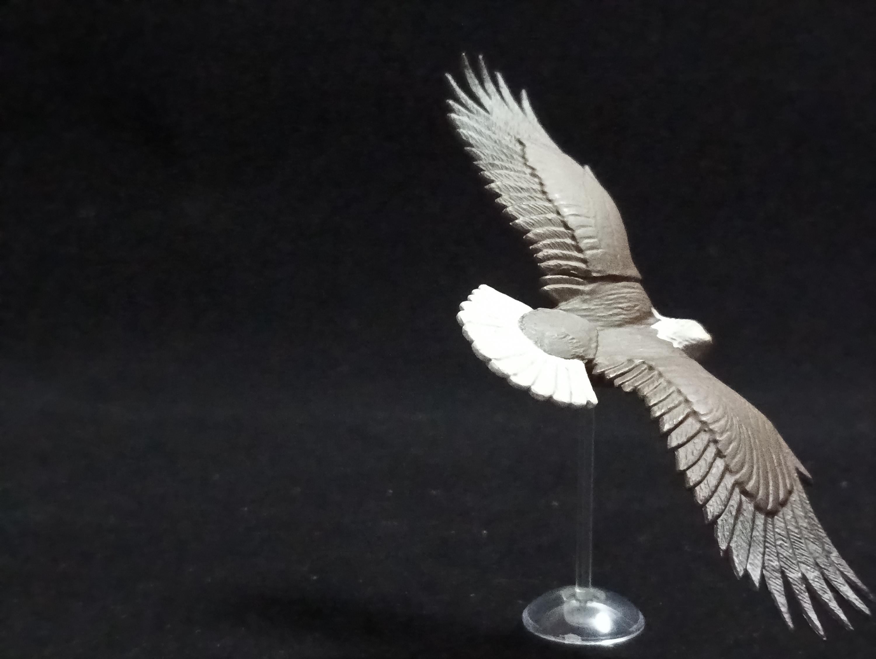 Miniature Bald eagle Figurine - Kaiyodo