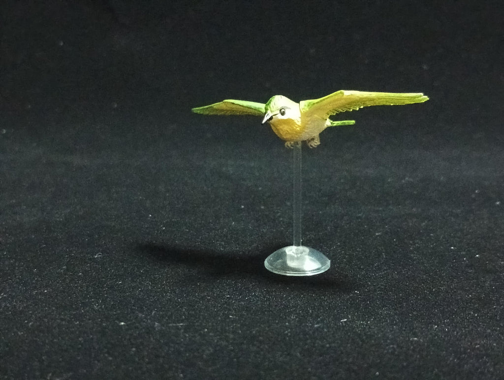 Miniature Japanese white-eyed bird Figurine - Kaiyodo
