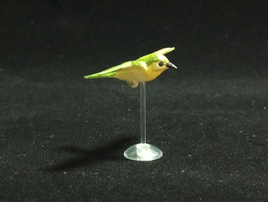 Miniature Japanese white-eyed bird Figurine - Kaiyodo