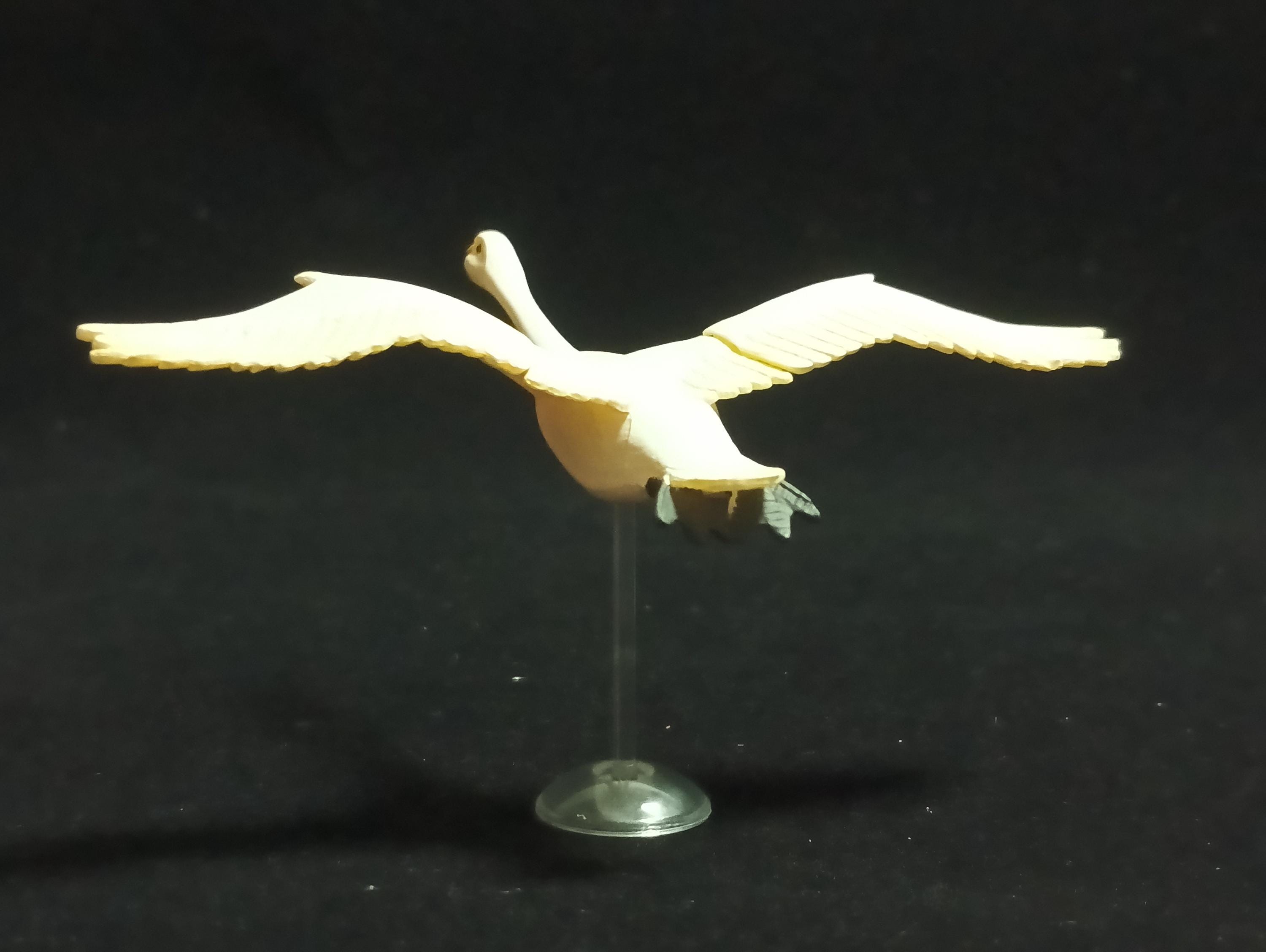 Miniature Whooper Swan Figurine - Kaiyodo