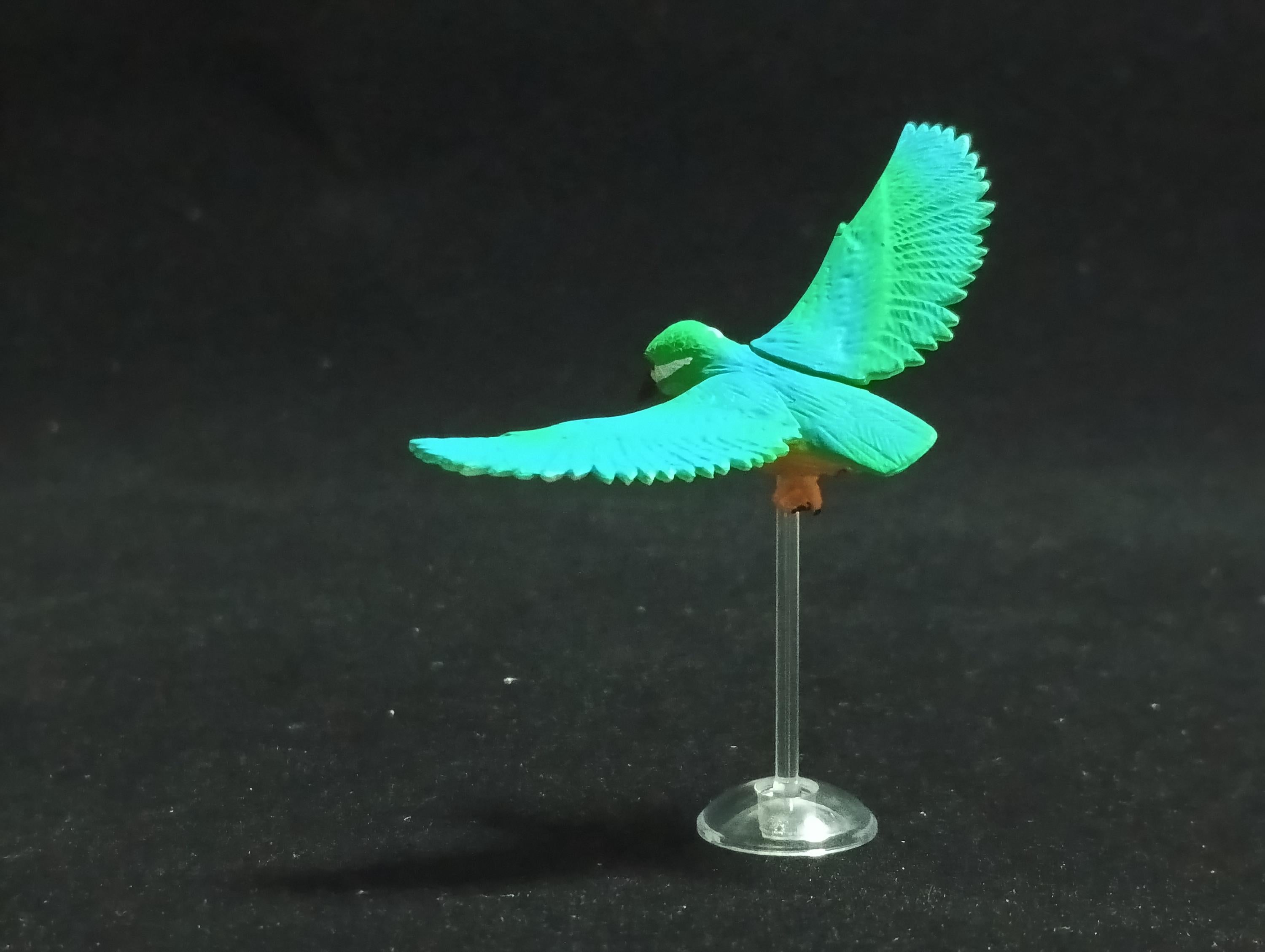Miniature Kingfisher (Greenbird) Figurine - Kaiyodo