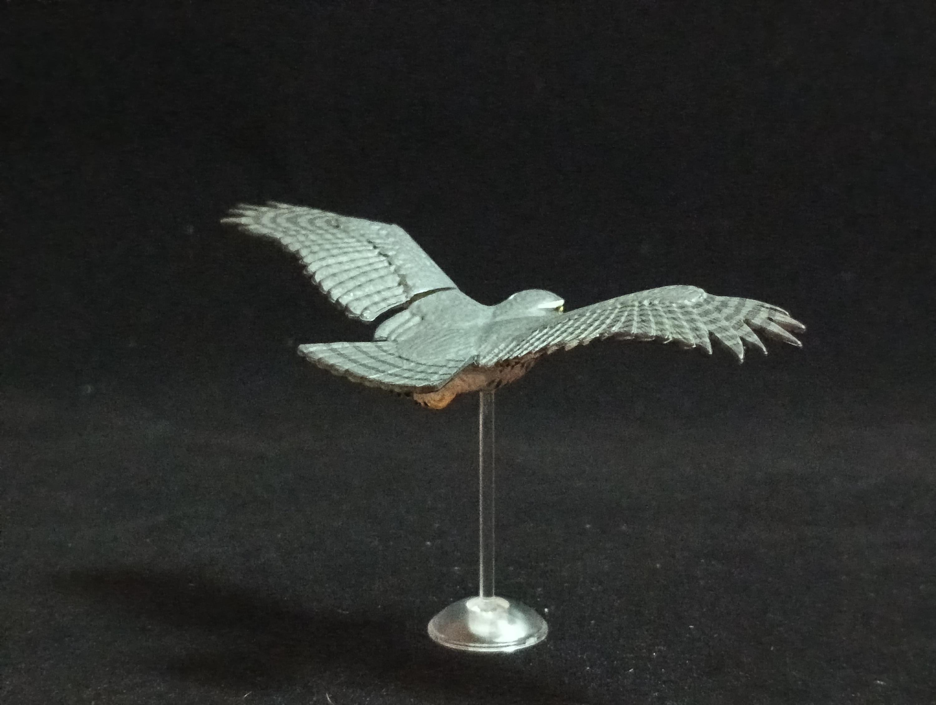 Miniature Little Northern Goshawk (Soutaka) Figurine - Kaiyodo