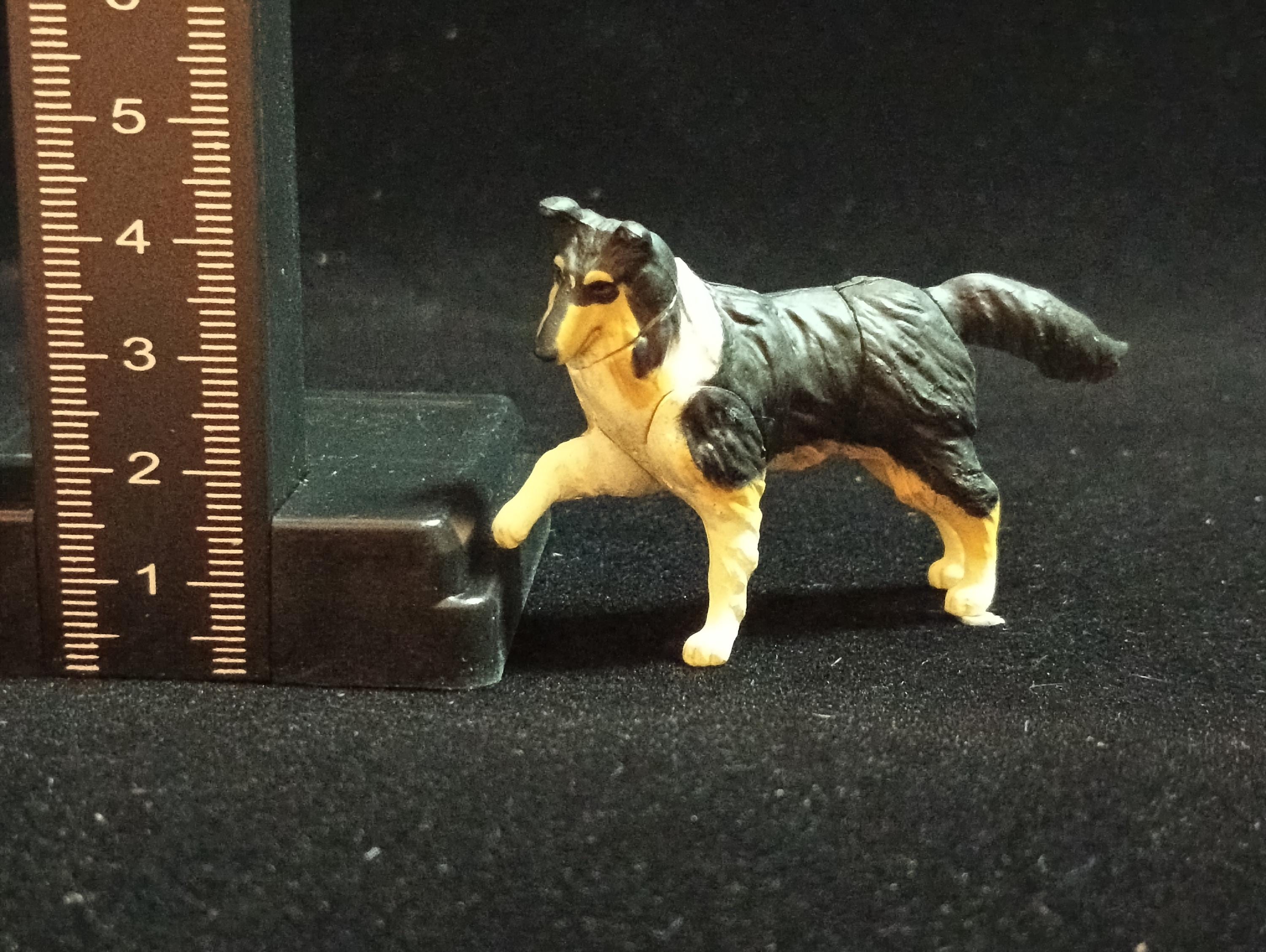 Miniature Ruff Shepherd Dog (Black) Figurine - Furuta