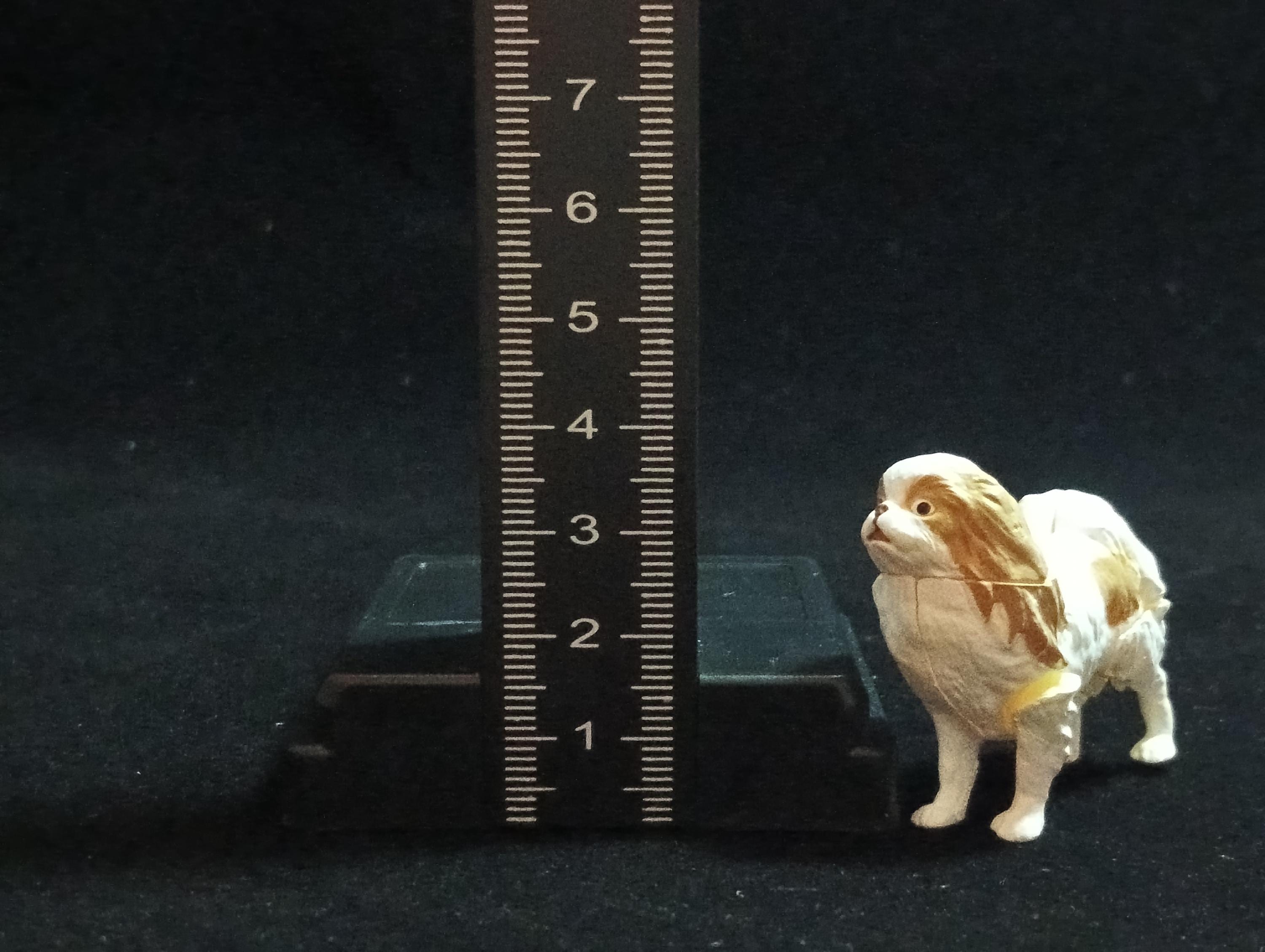 Miniature Japanese Chin(A) Figurine - Furuta