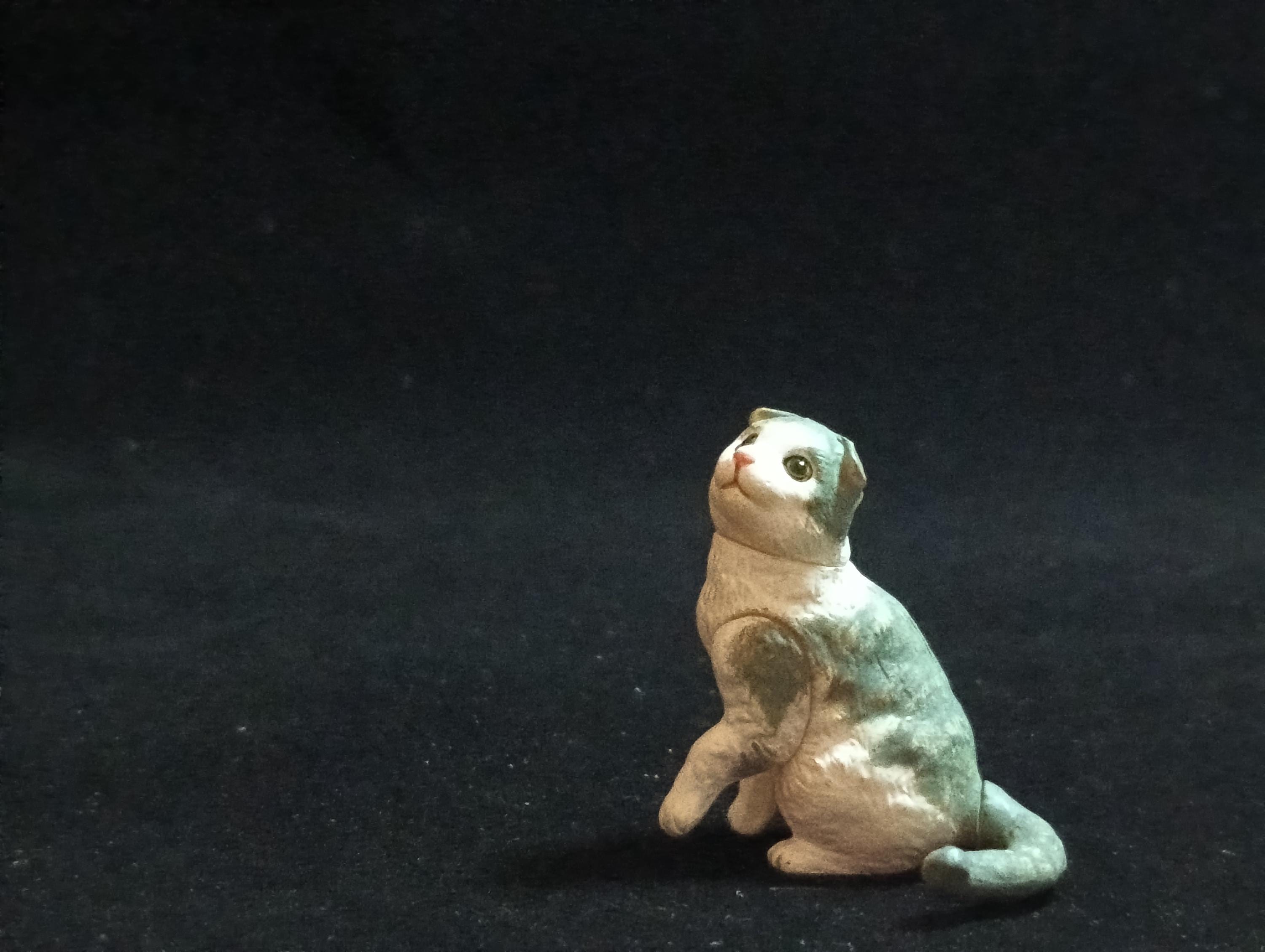 Miniature Scottish Fold Cat(B) Figurine - Furuta