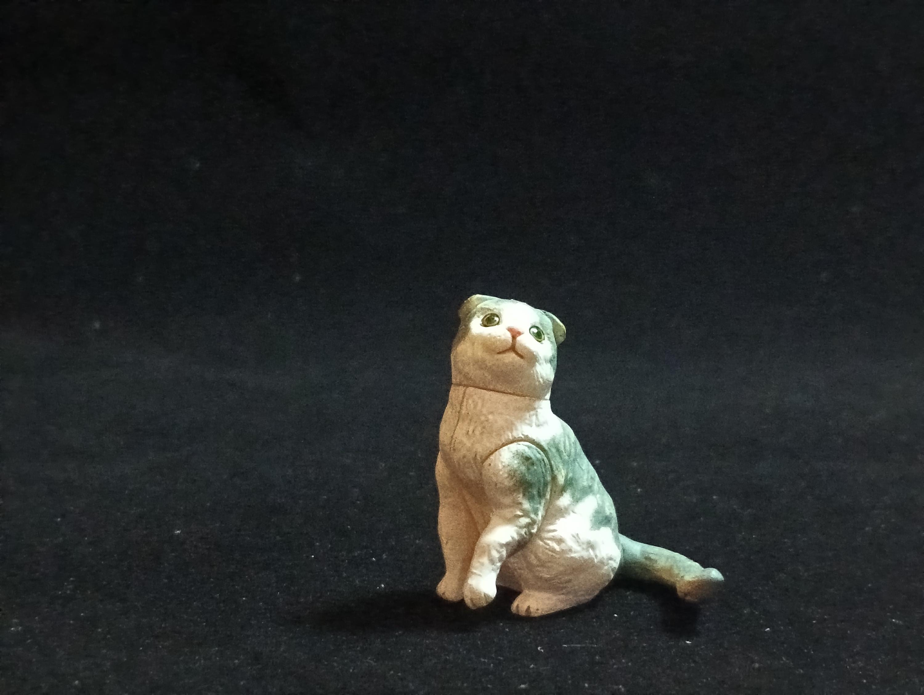Miniature Scottish Fold Cat(B) Figurine - Furuta