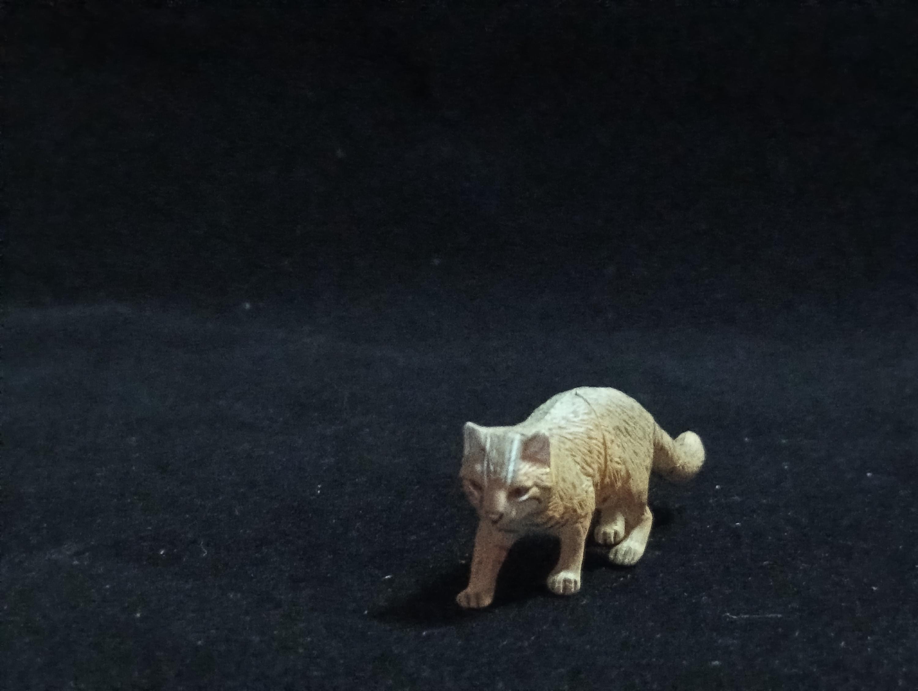 Miniature Tsushima lynx Figurine - Furuta