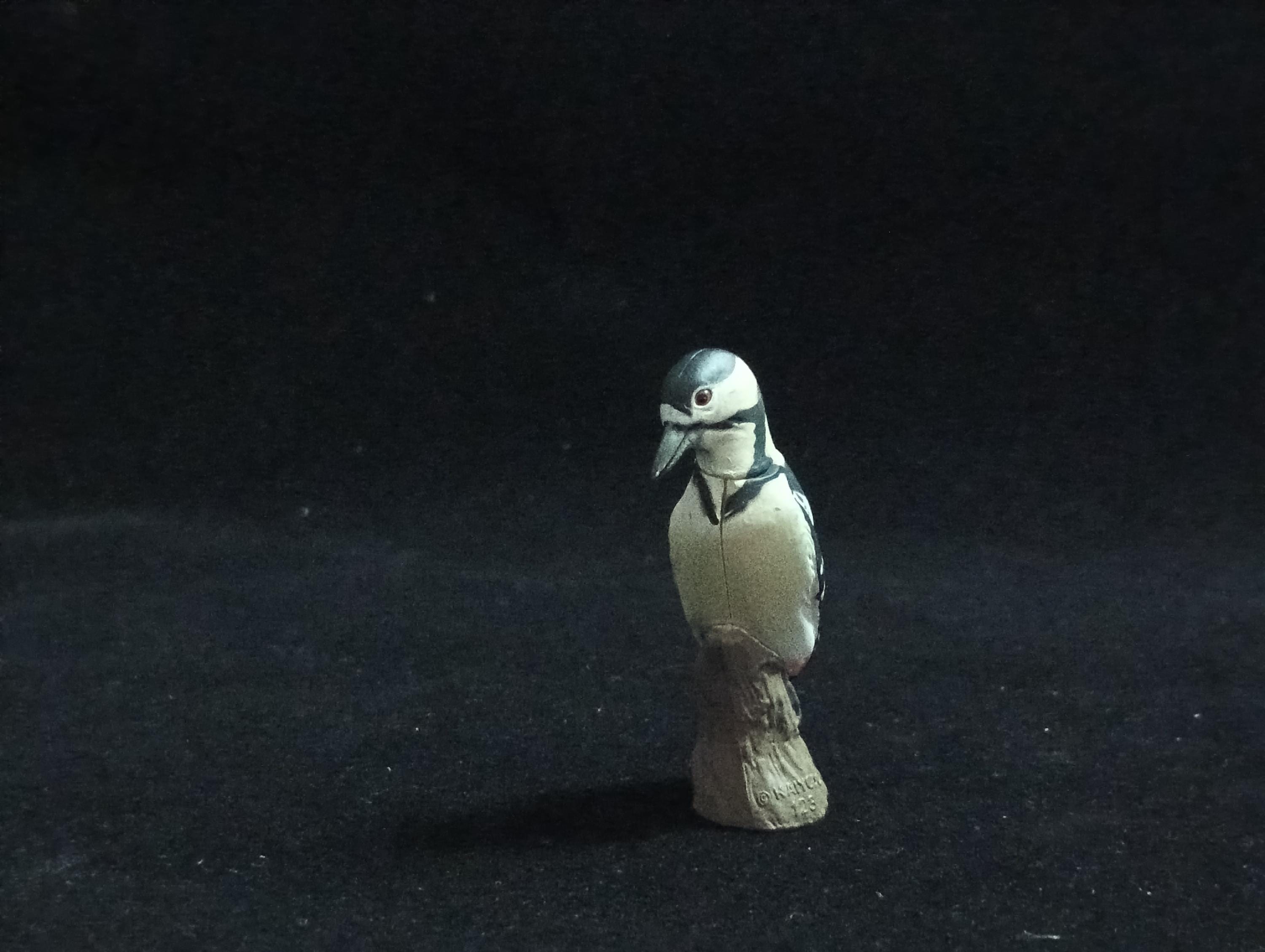 Miniature Dendrocopos Major Figurine - Furuta