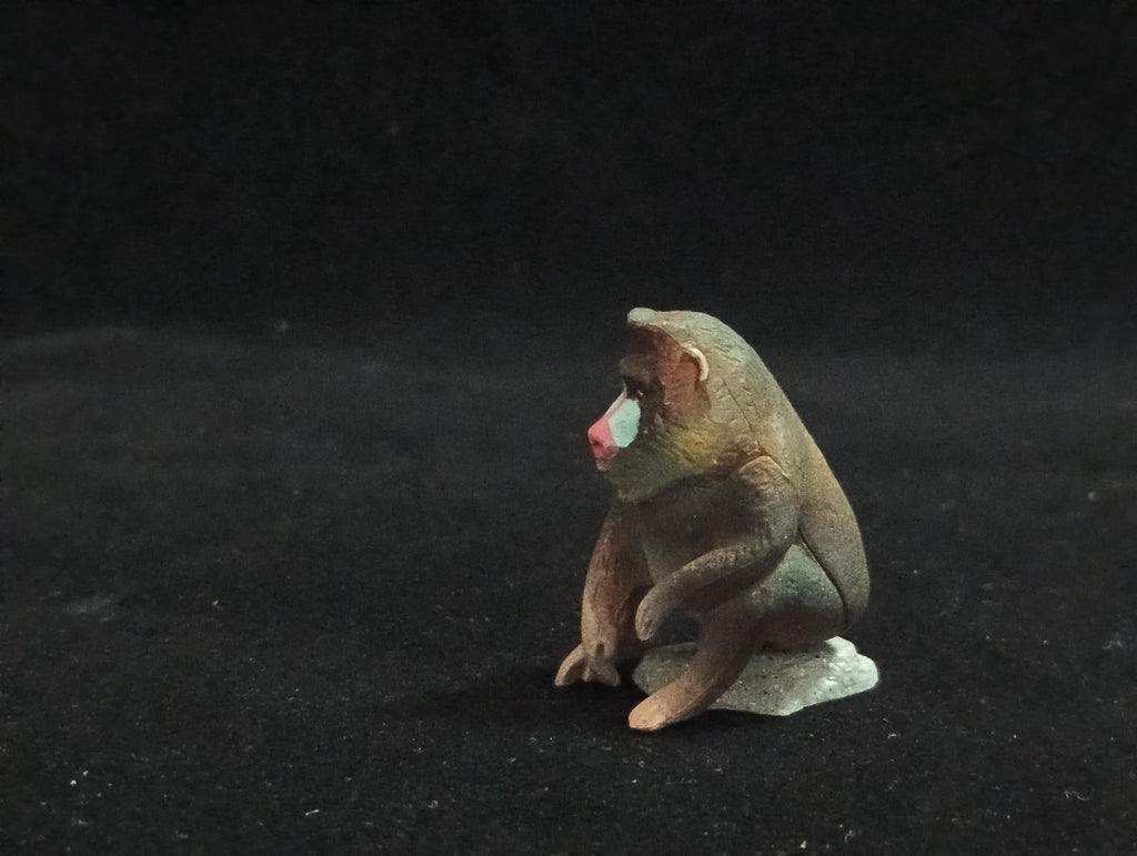 Miniature Mandril Monkey Figurine - Furuta