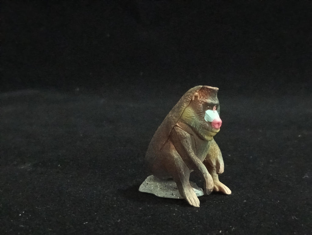 Miniature Mandril Monkey Figurine - Furuta