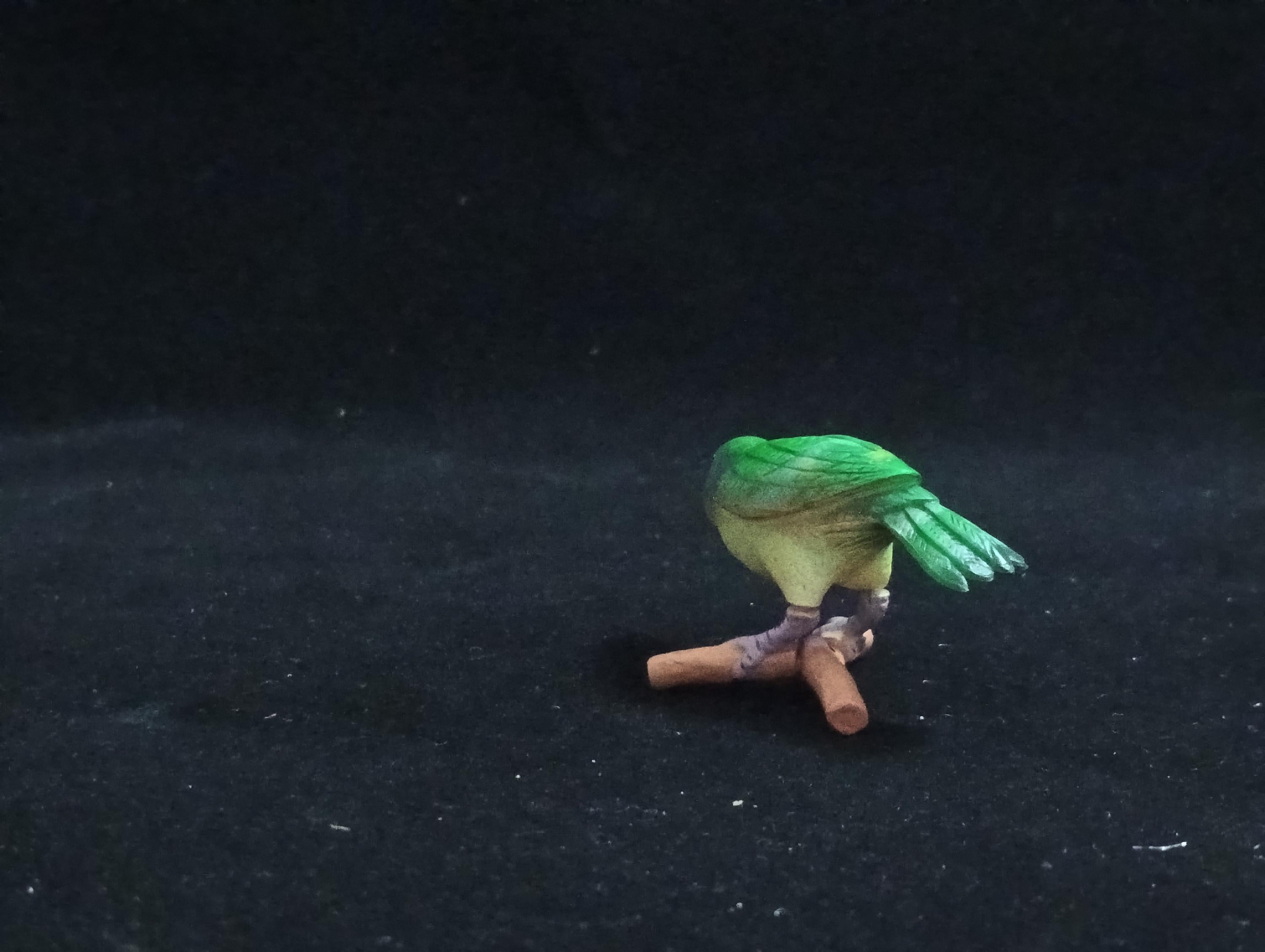 Miniature Senegal Parrot Figurine - Furuta