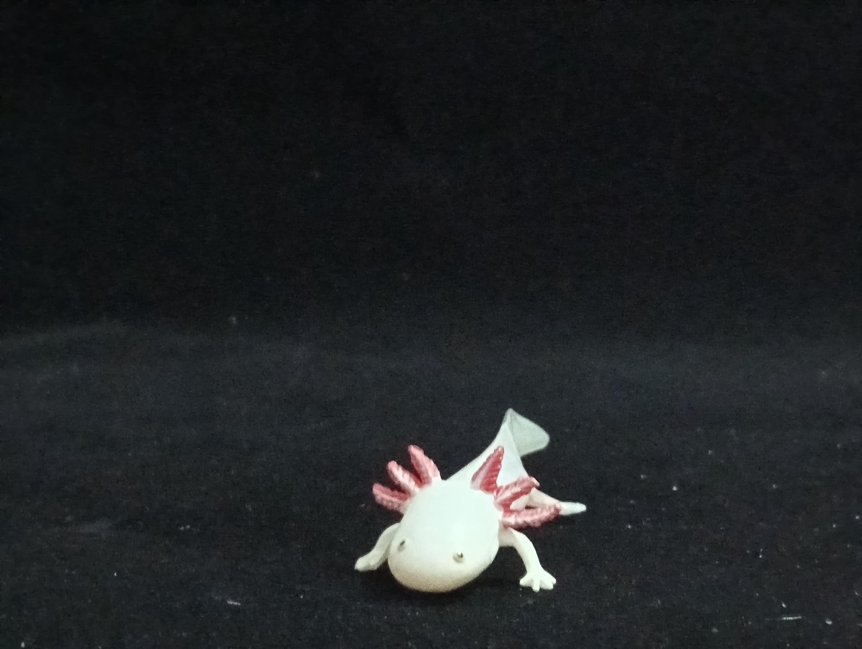Miniature  Axolotl Salamander Figurine - Furuta Secret Item