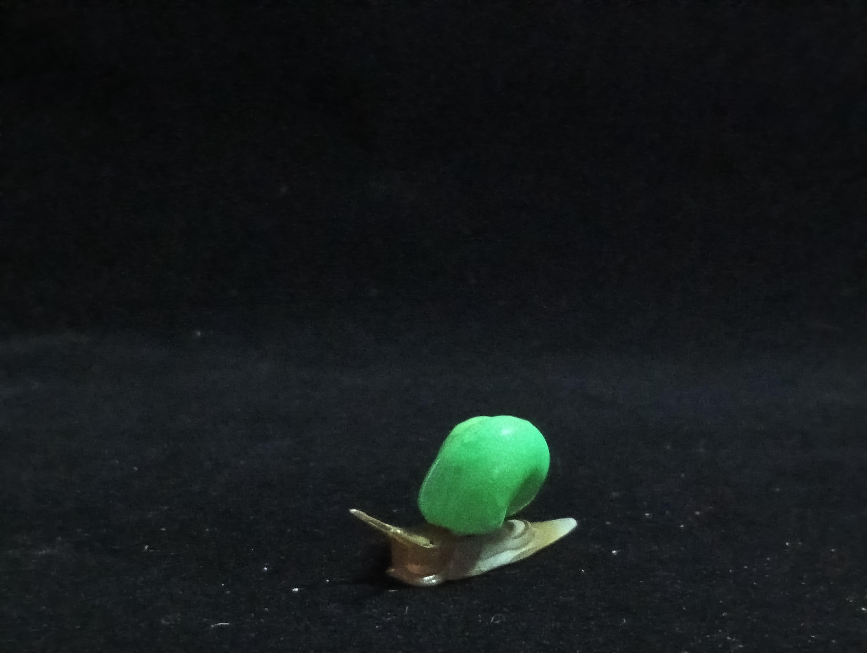 Miniature Green-spotted snail Figurine - Furuta