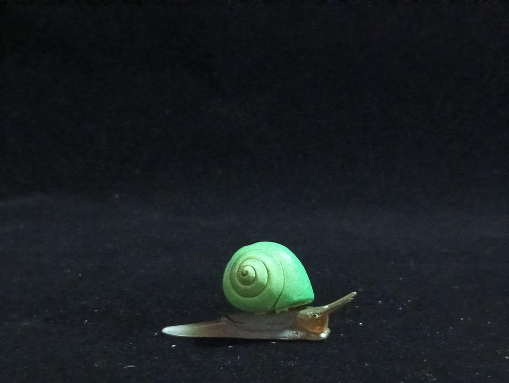 Miniature Green-spotted snail Figurine - Furuta